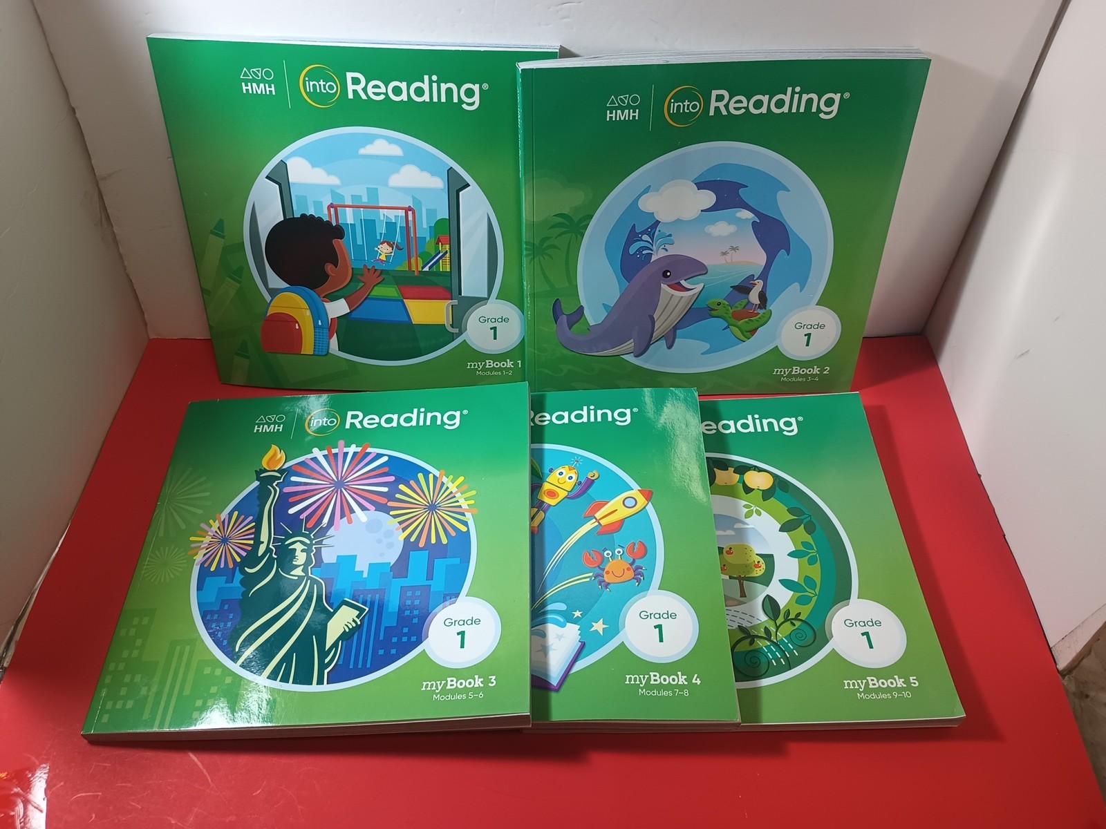 HMH Into Reading (Grade-1) Set 1 – 5 Paperback New Modules 1-10!
