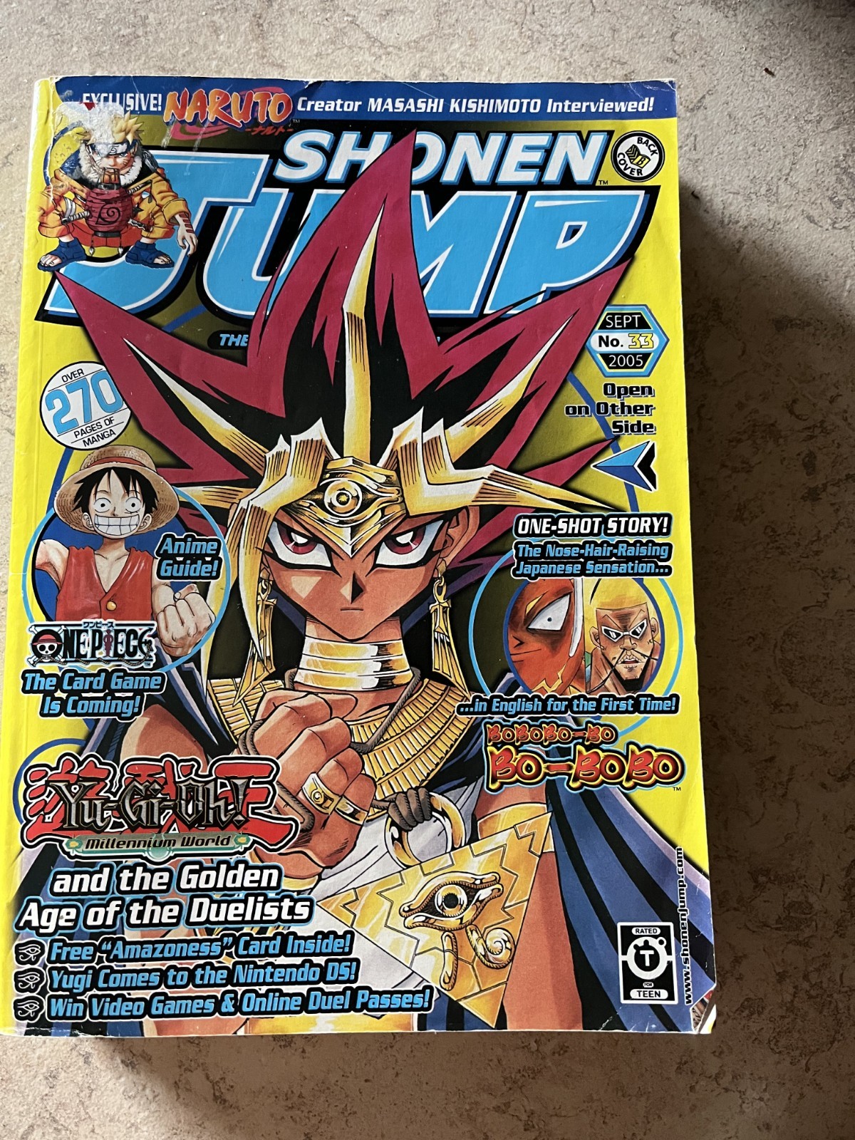 Shonen Jump Sept No. 33 (2005) Over 270 Pages of Manga