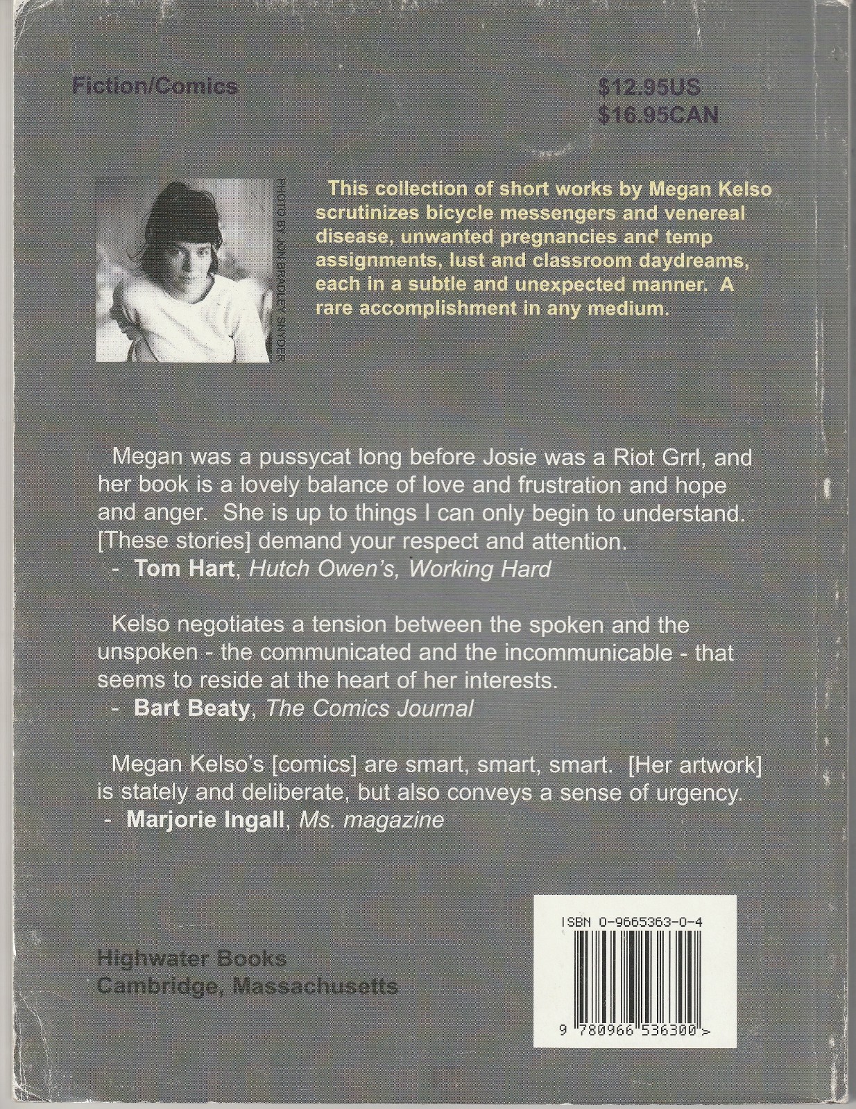 Megan Kelso – Queen of the Black Black – Highwater Books 1st Print 1998