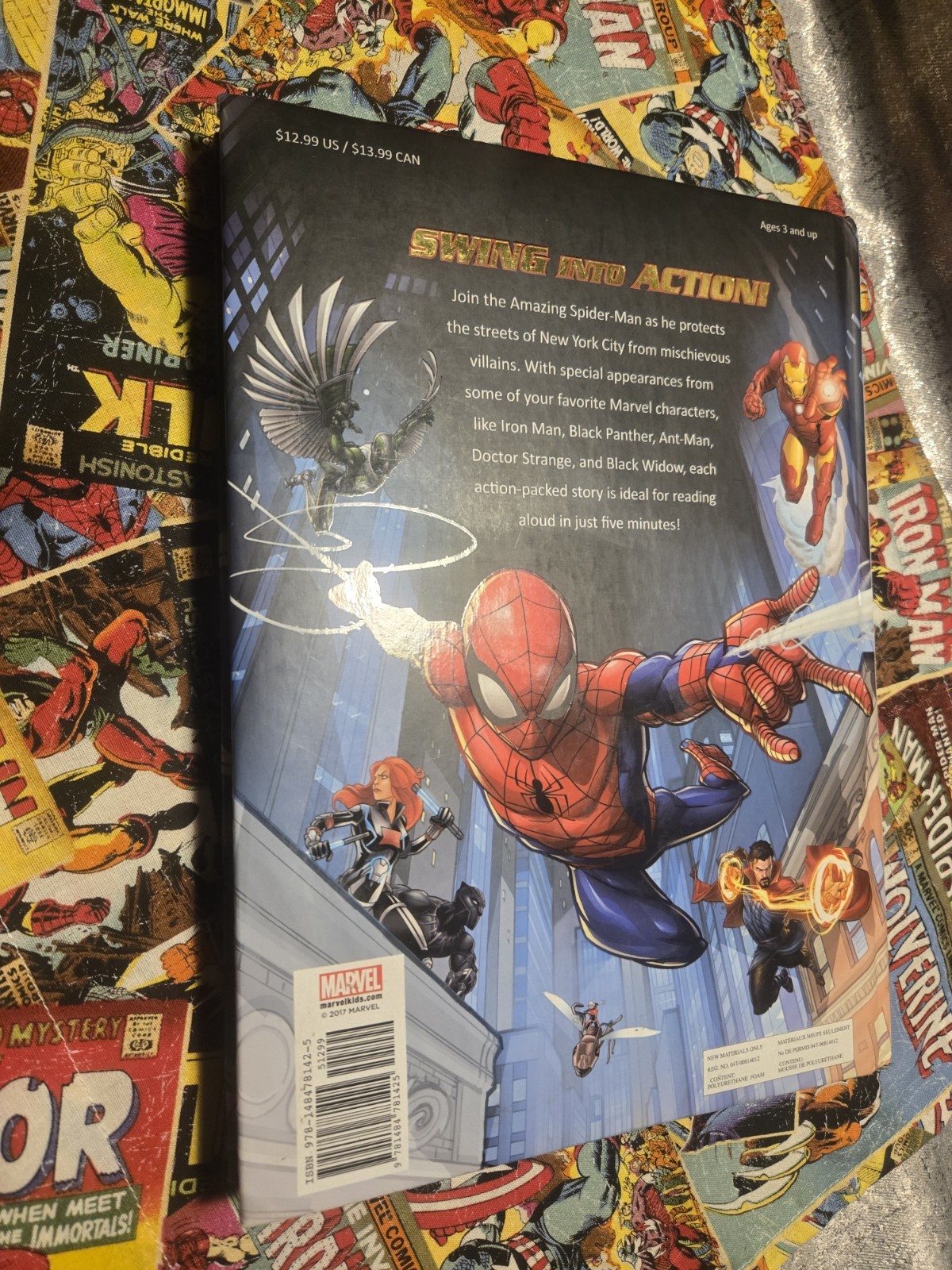 Marvel- Includes 2 Hardbacks & 46×14 Valance