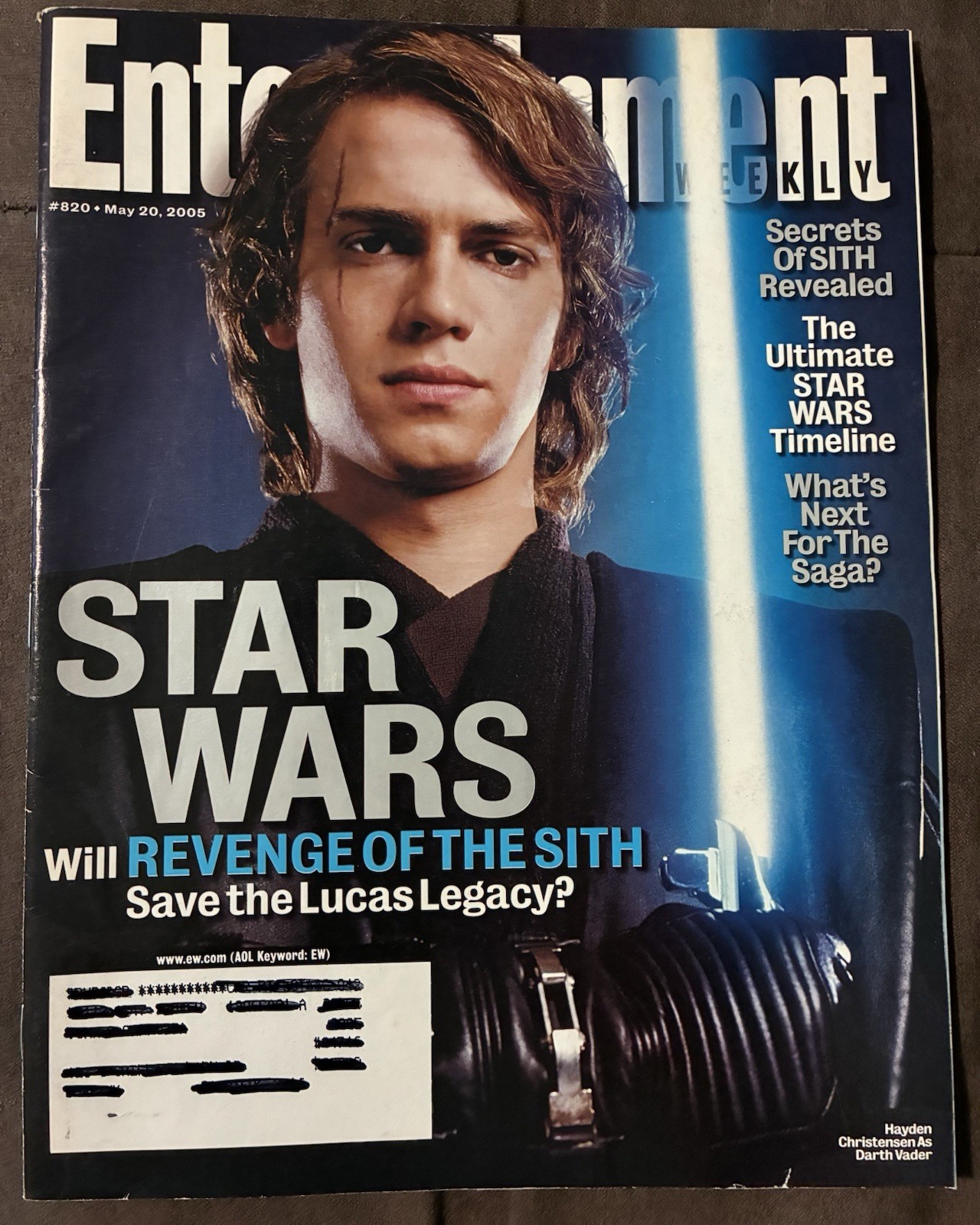 Entertainment Weekly Magazine #820 May 20, 2005 Star Wars EP 3 Feature Pre-owned