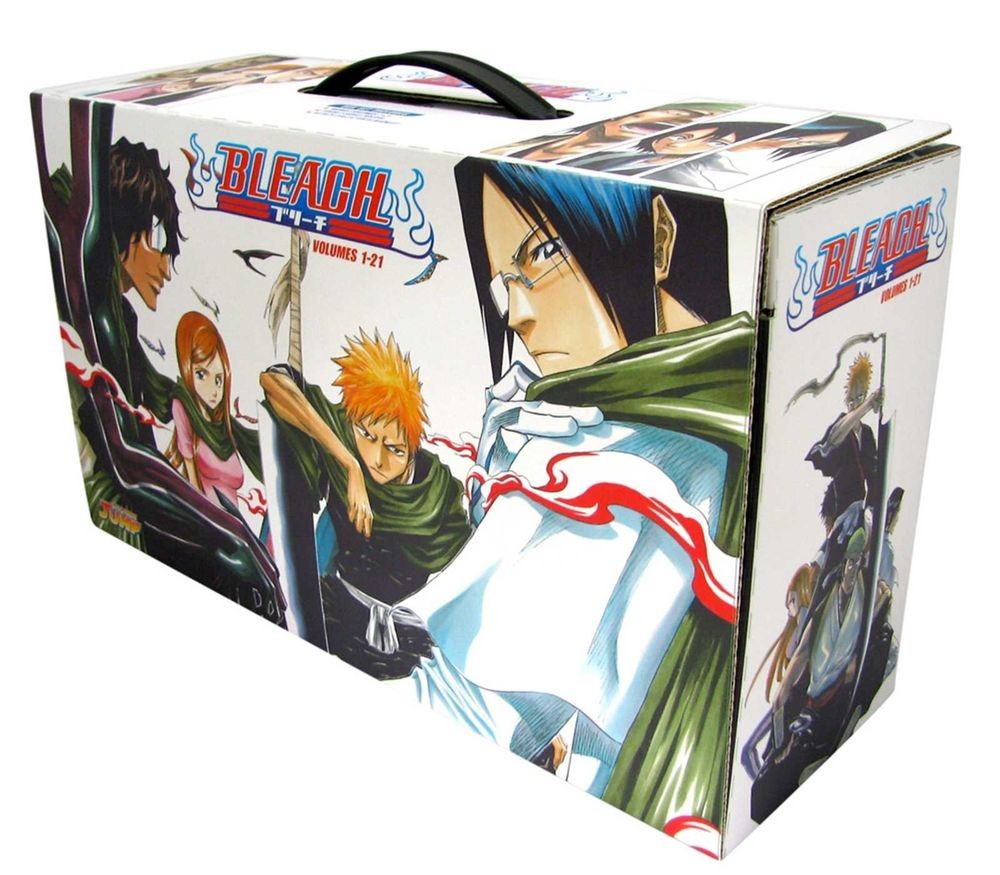Bleach Box Set 1: Volumes 1-21 with Premium by Tite Kubo (English) Paperback Boo