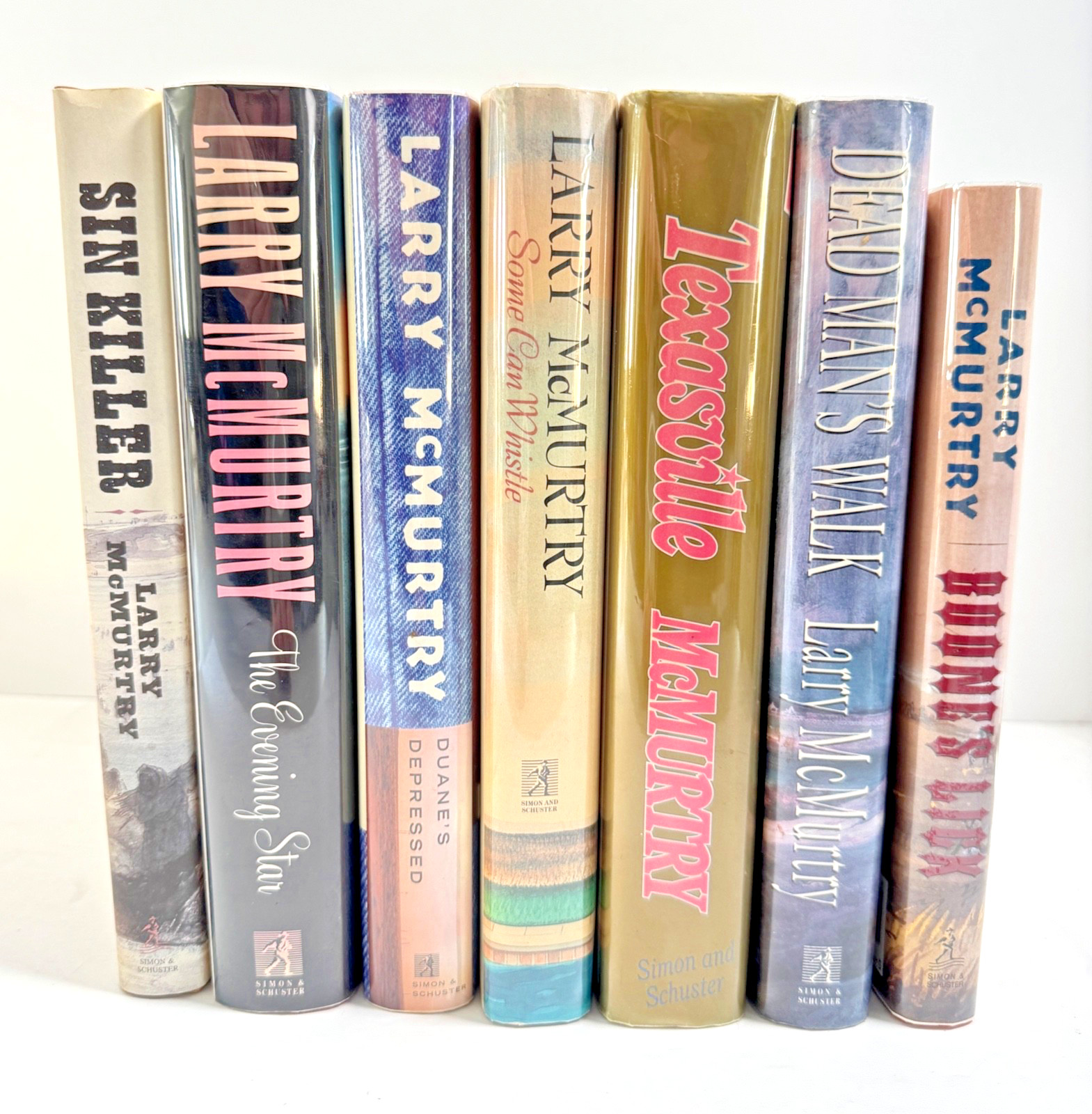 Larry McMurtry Set of 7 Hardcover 1st Editions 1st Printing w/Jackets bundle