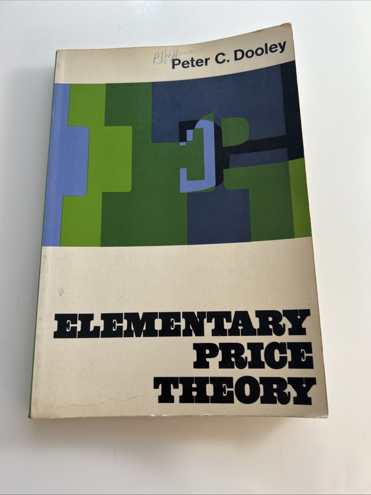 Vintage 1967, “Elementary Price Theory” 2nd Edition By Peter Dooley – 2928