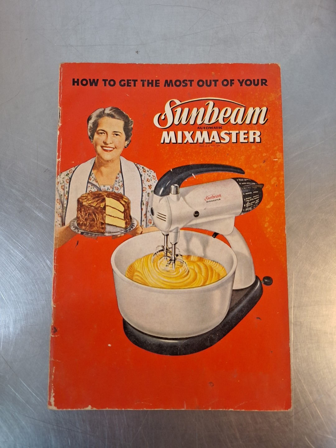 Sunbeam Mixmaster Vintage Guide – Illustrated Cake Mixer Manual