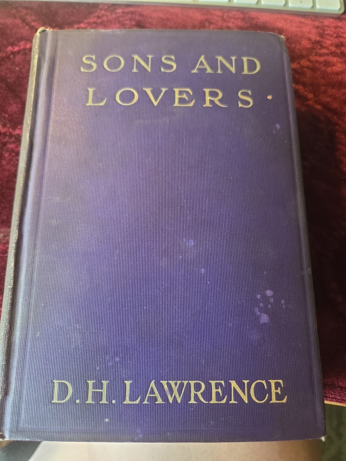 Sons and Lovers by D.H. LAWRENCE ~ First Edition 1913 ~ 1st US Printing