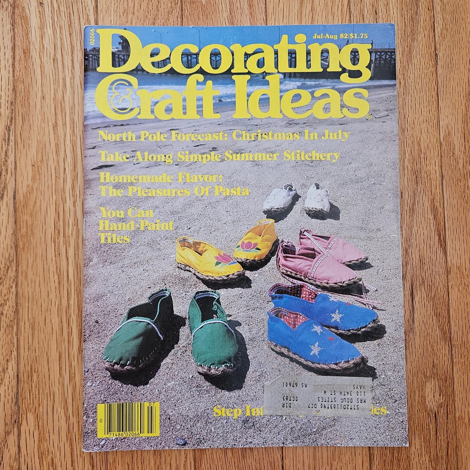 Decorating & Craft Ideas Magazine July/August 1982, 20-25 Projects, Ephemera Adv