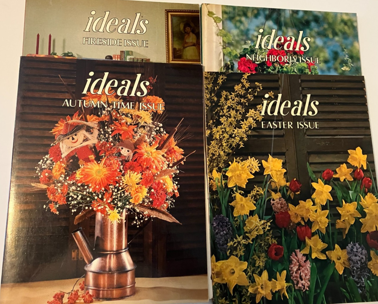 Lot Of 4 Vintage Ideals Magazines 1970’s