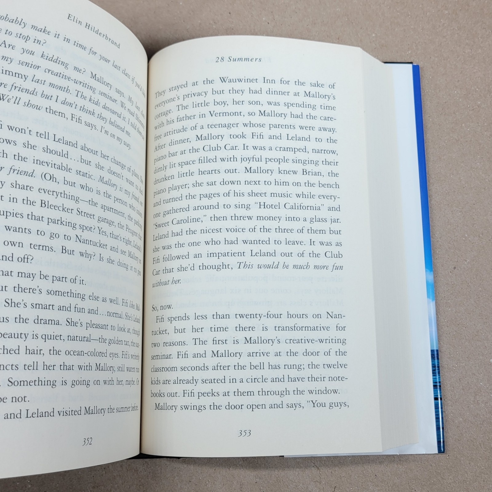 LARGE PRINT 28 Summers by Elin Hilderbrand Hardcover