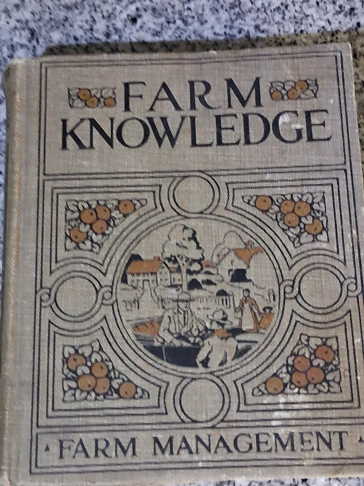 1919 Antique Agriculture Book “Farm Knowledge: Farm Management”