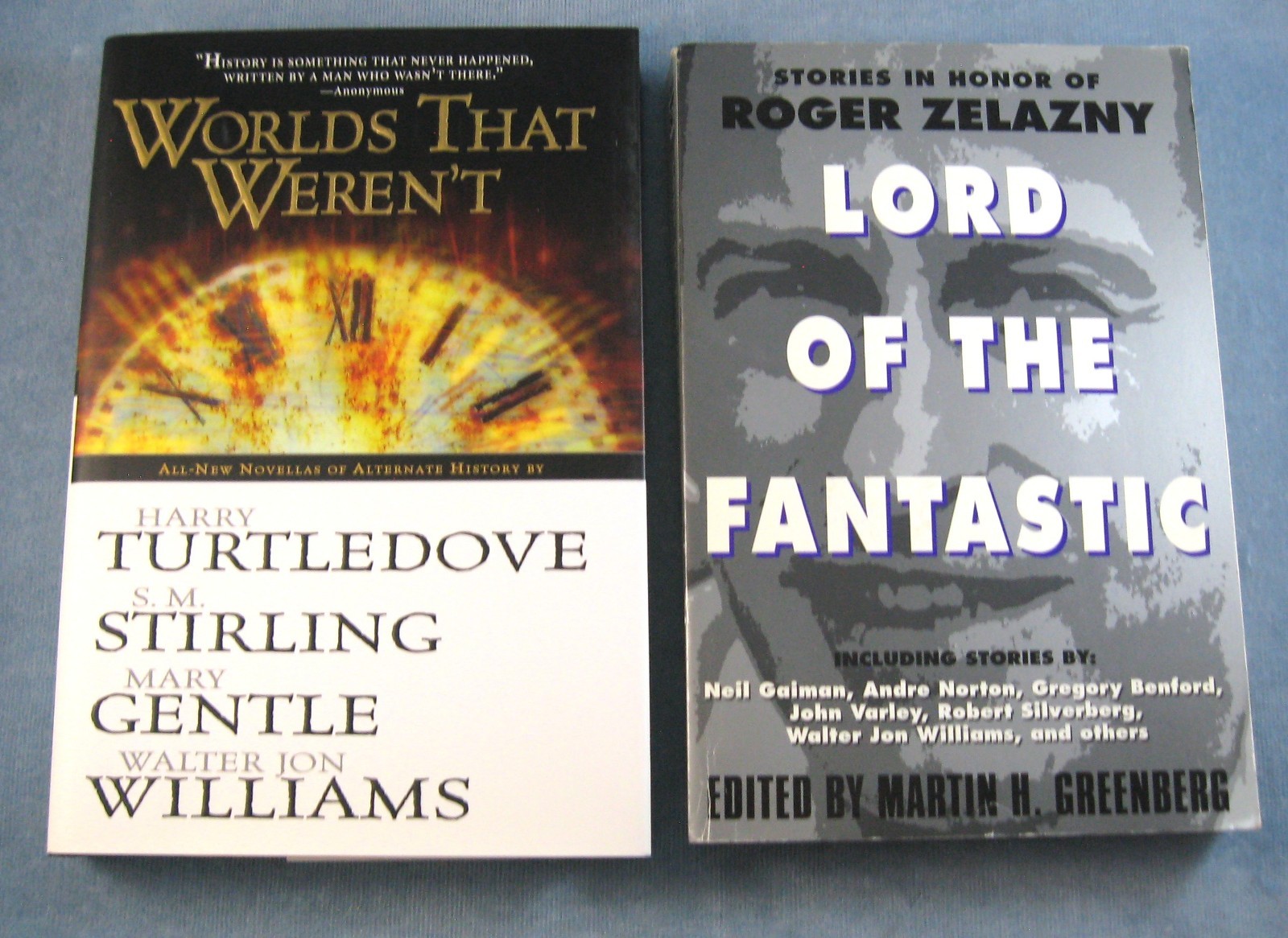 9 Sci-Fi Short Story Anthologies Edited by G RR Martin/Saberhagen/& Others NOS