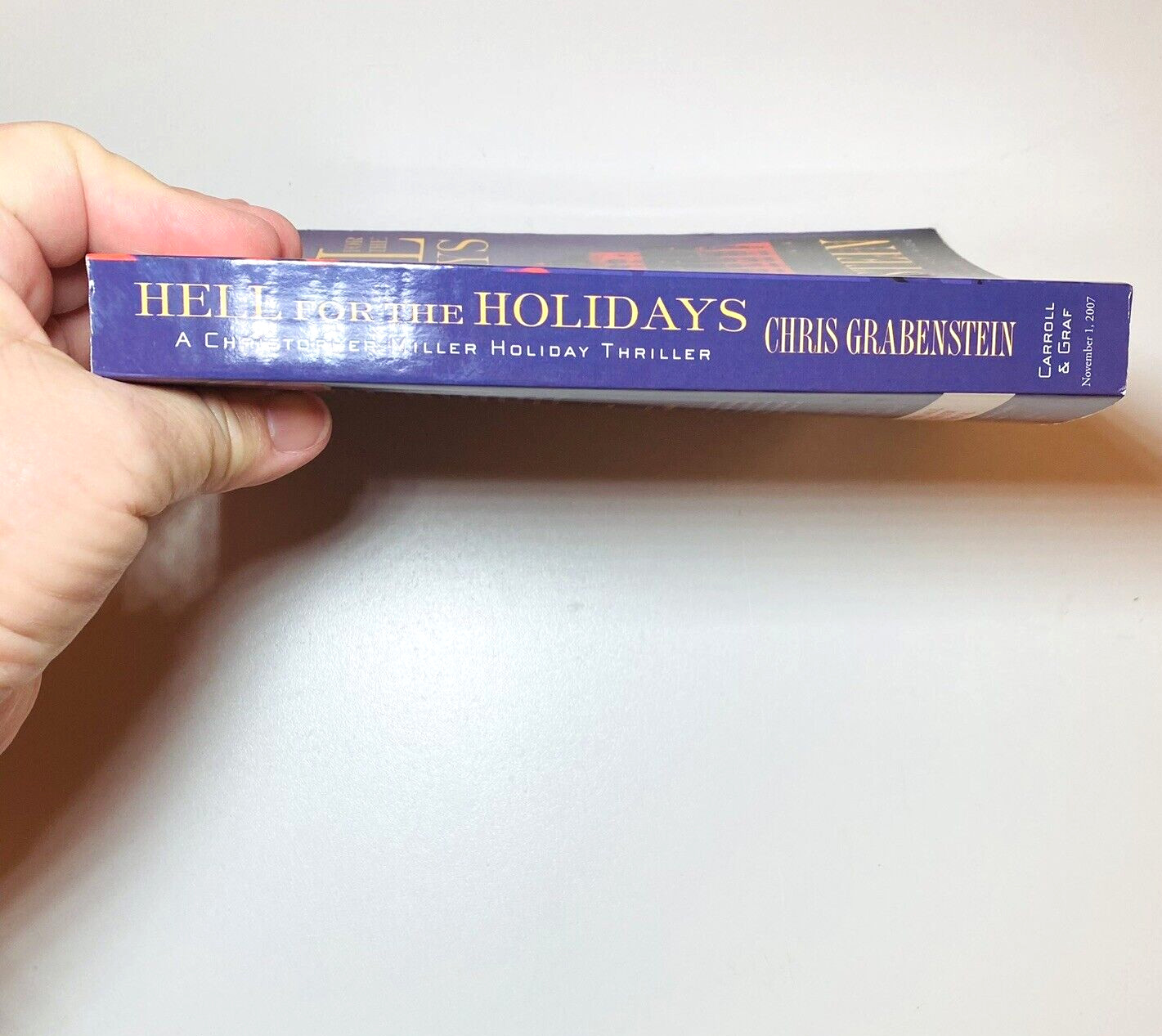 SIGNED Hell for the Holidays Chris Grabenstein Advance Reading Copy Trade PB