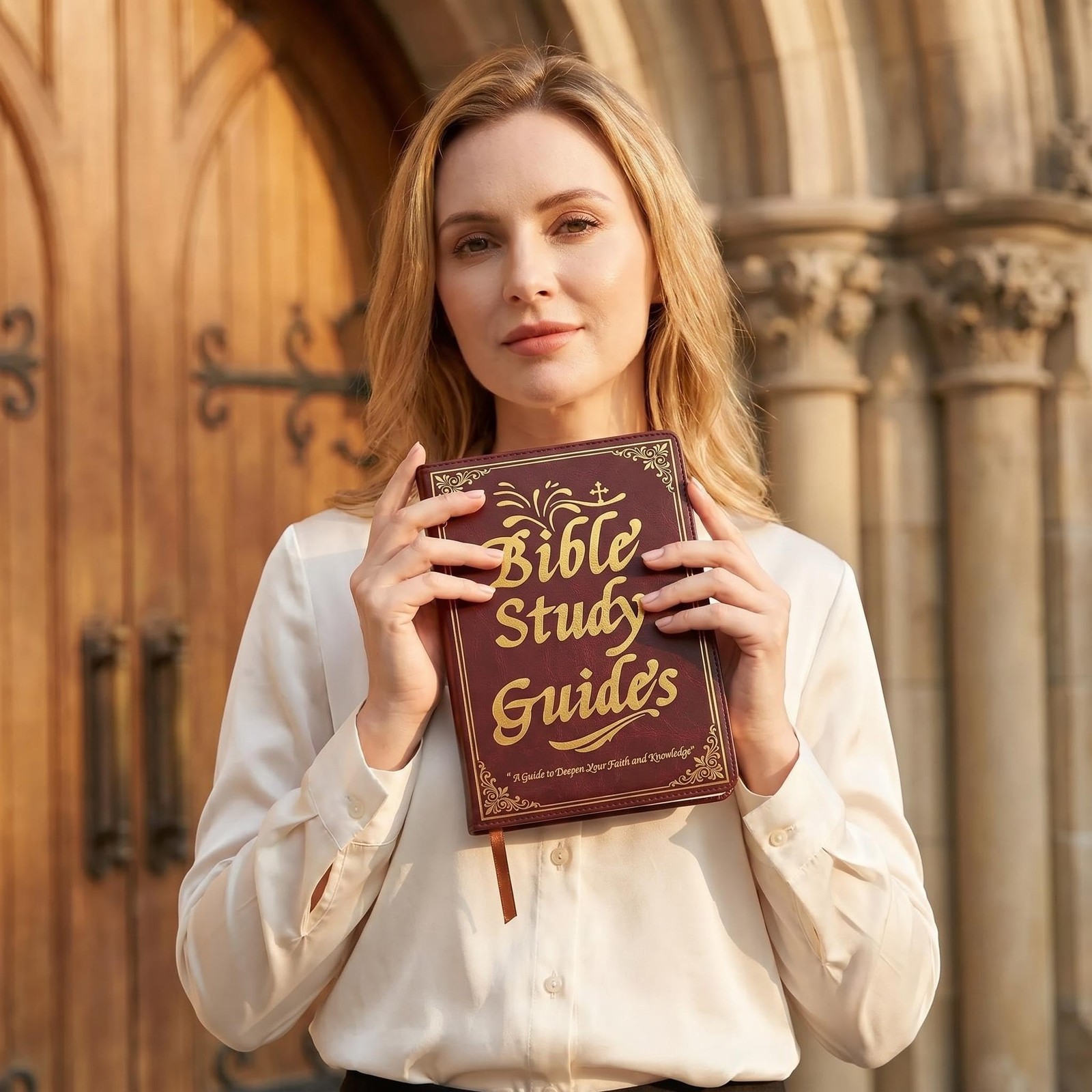 Saronvis 66-Page Bible Study Guide – Large 6.9 x 9.8 in Devotional Brown