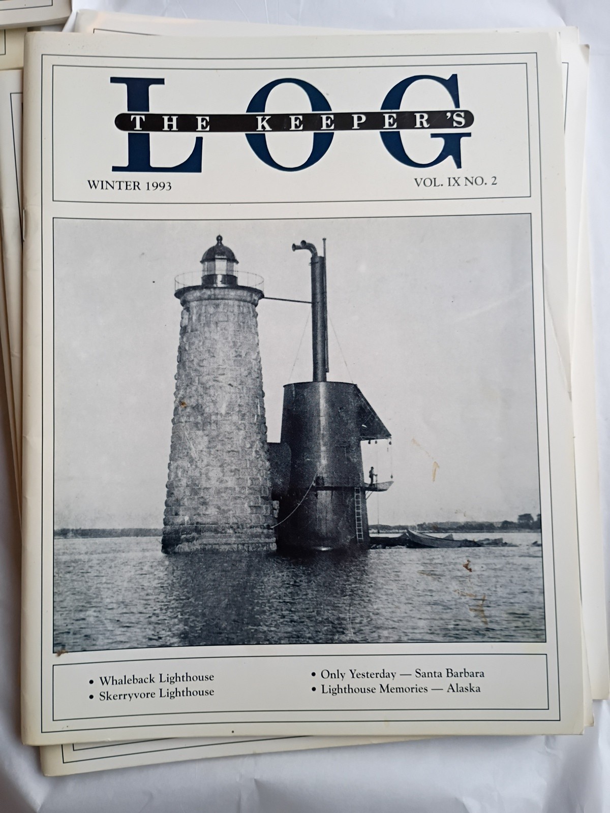 Lot Of 17 The Keepers Log Magazines 1990-1995 Very Good (801)