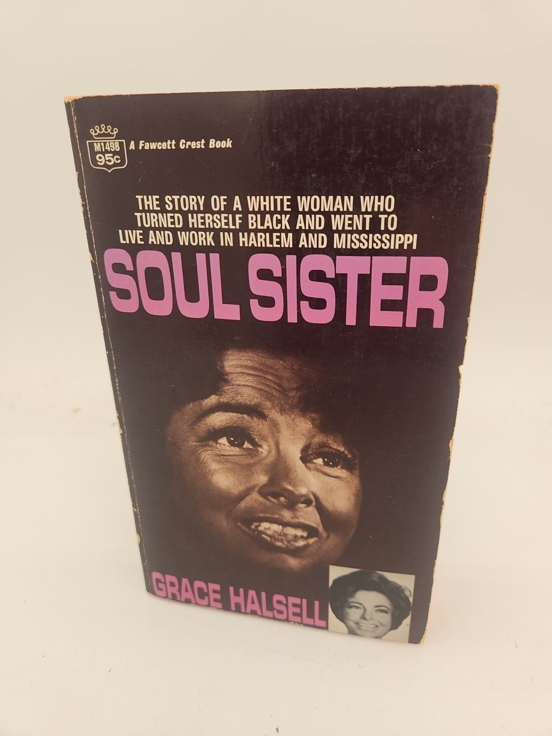 Soul Sister White Woman Turned Black Grace Halsell 1970 paperback VG Cond