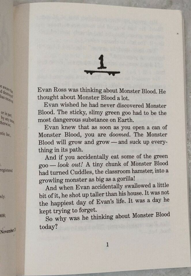 Monster Blood IV by R. L. Stine (1997, Paperback English) Free Ship