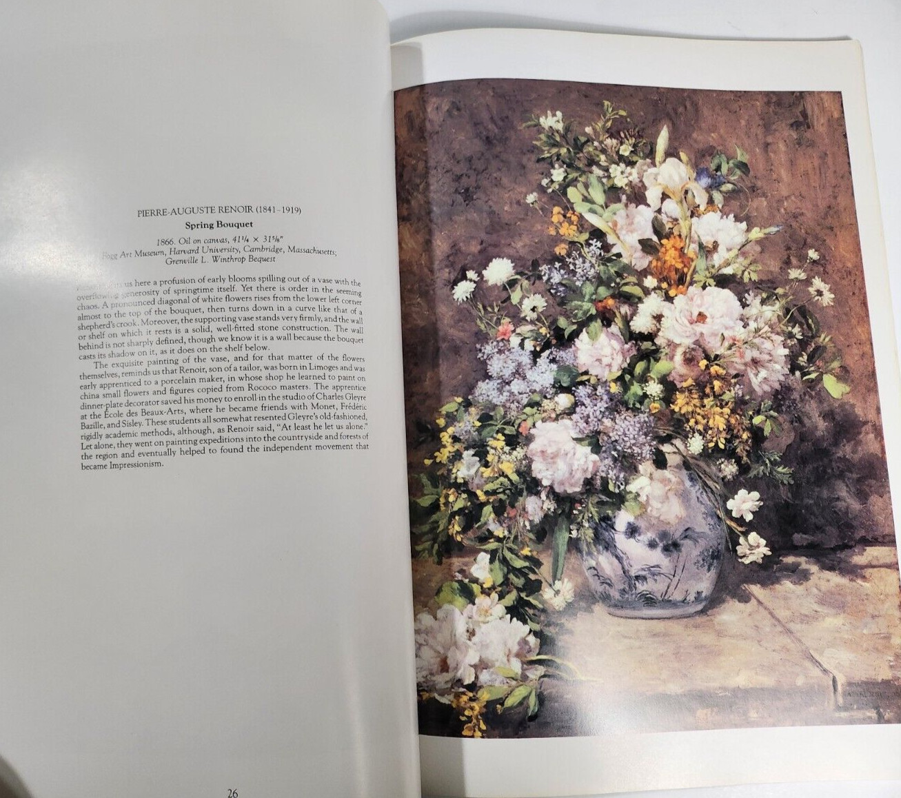 25 Impressionist Masterpieces Frank Getlein 1981 Harry N. Abrams, Inc. VTG TPB