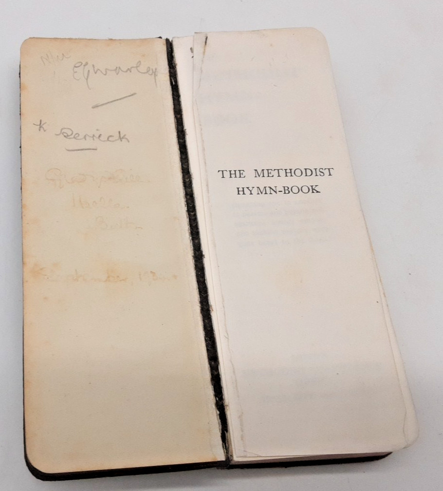 The Methodist Hymn-Book 1933 miniature Hardback, 13.5 x 5 cm, gold edges