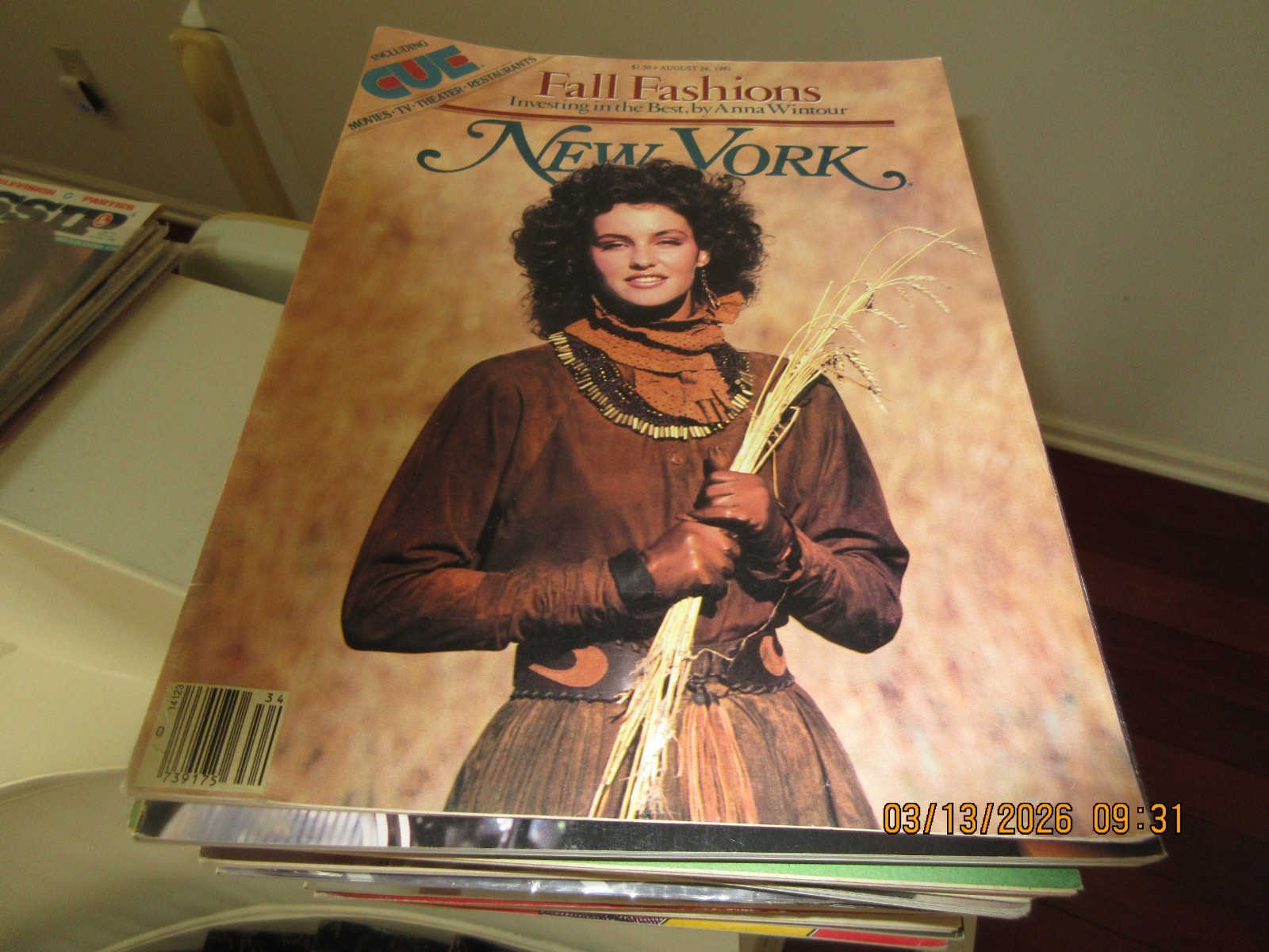 New York Magazine, August 24, 1981, Fall fashions, Anna Wintour Investing in the