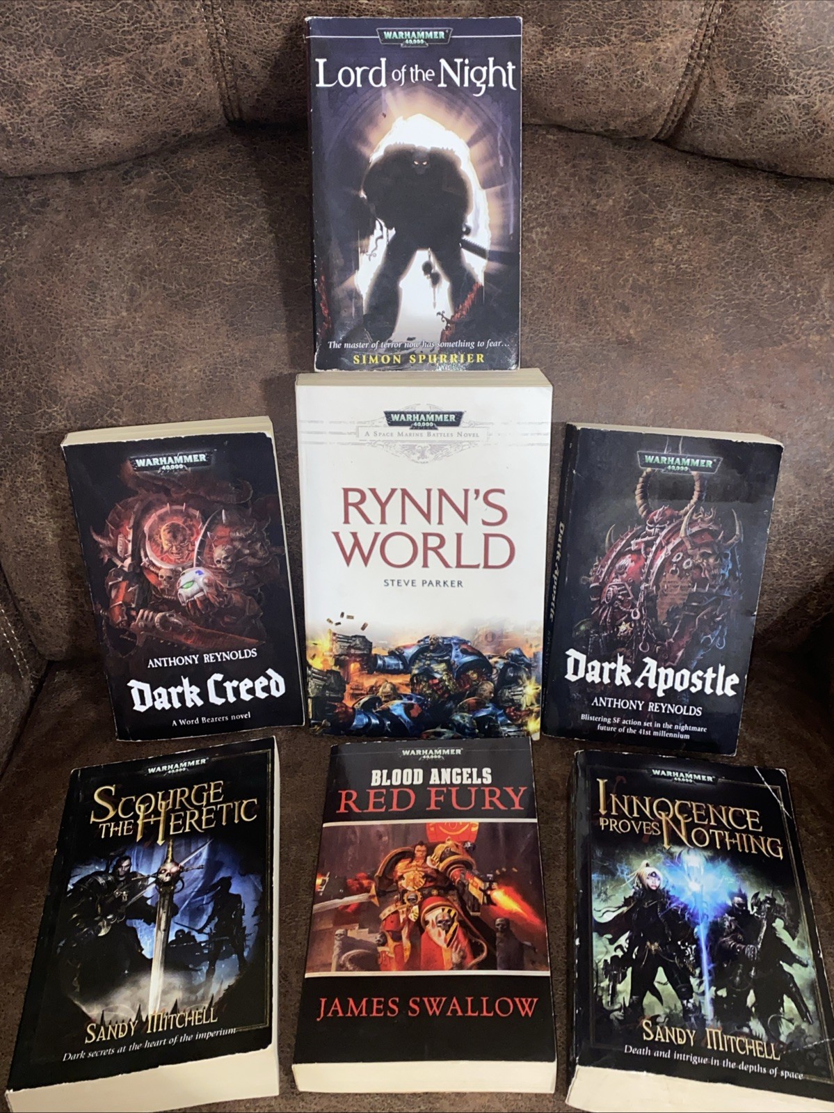 RARE! Warhammer 40K Lord of the Night/Rynn’s World/Dark Creed-Apostle Book Lot