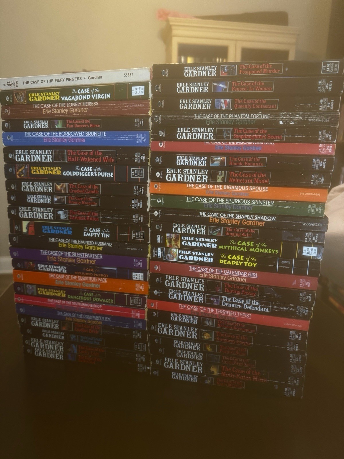 46 Perry Mason Mass Market Paperback Novels Erle Stanley Gardiner Mystery