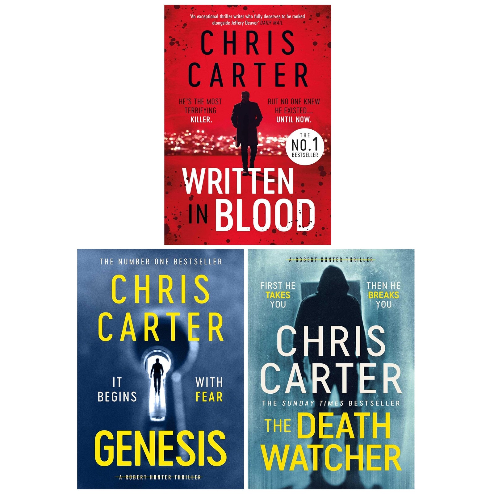 Robert Hunter Series by Chris Carter (Book 11-13) 3 Books – Fiction – Paperback