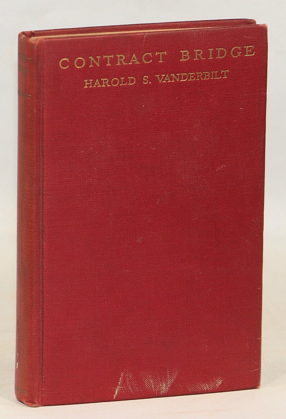 Harold S Vanderbilt / Contract Bridge Bidding and the Club Convention 1929