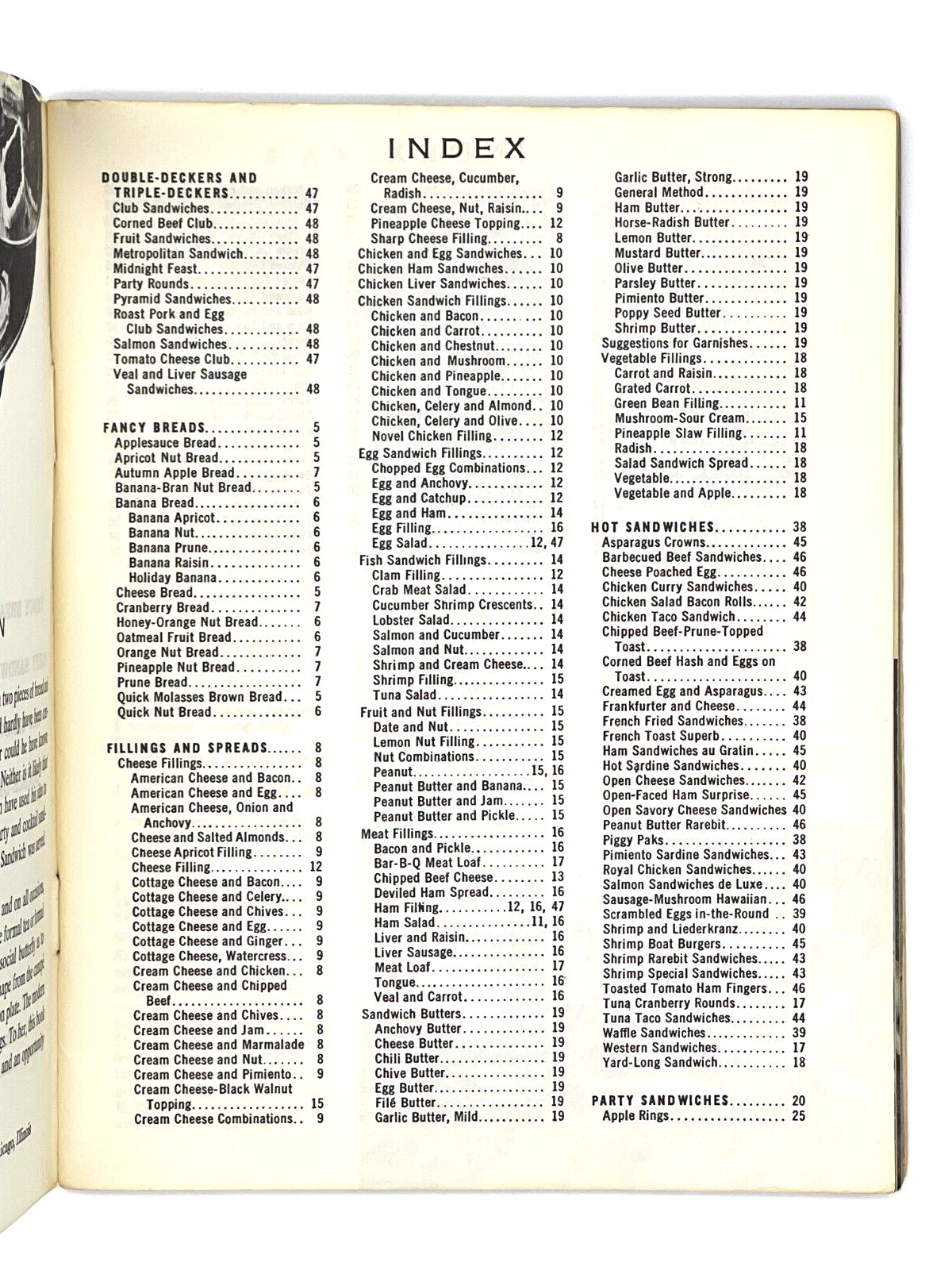 230 Tasty Sandwich Recipe Cookbook Culinary Arts Institute Vintage 1969-48 pages