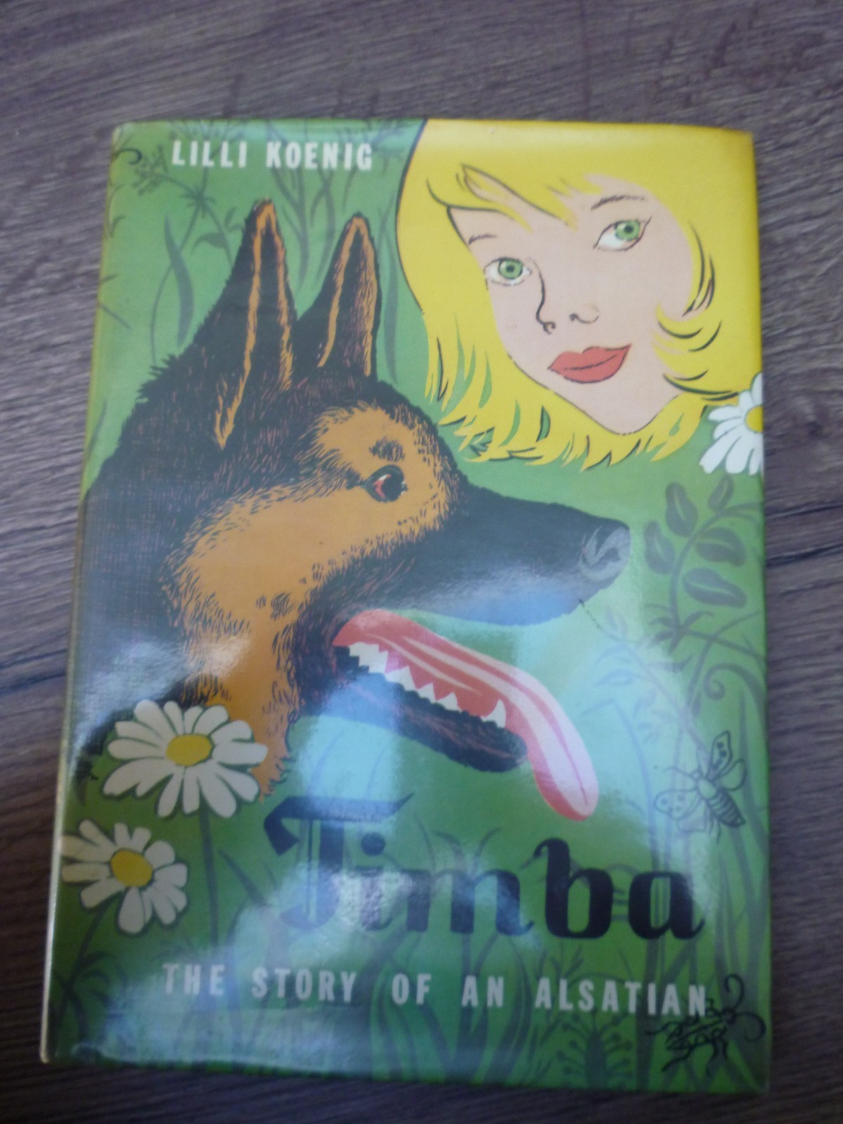 TIMBA The Story of an Alsatian Book by Lilli Koenig – 1st English Edition 1961