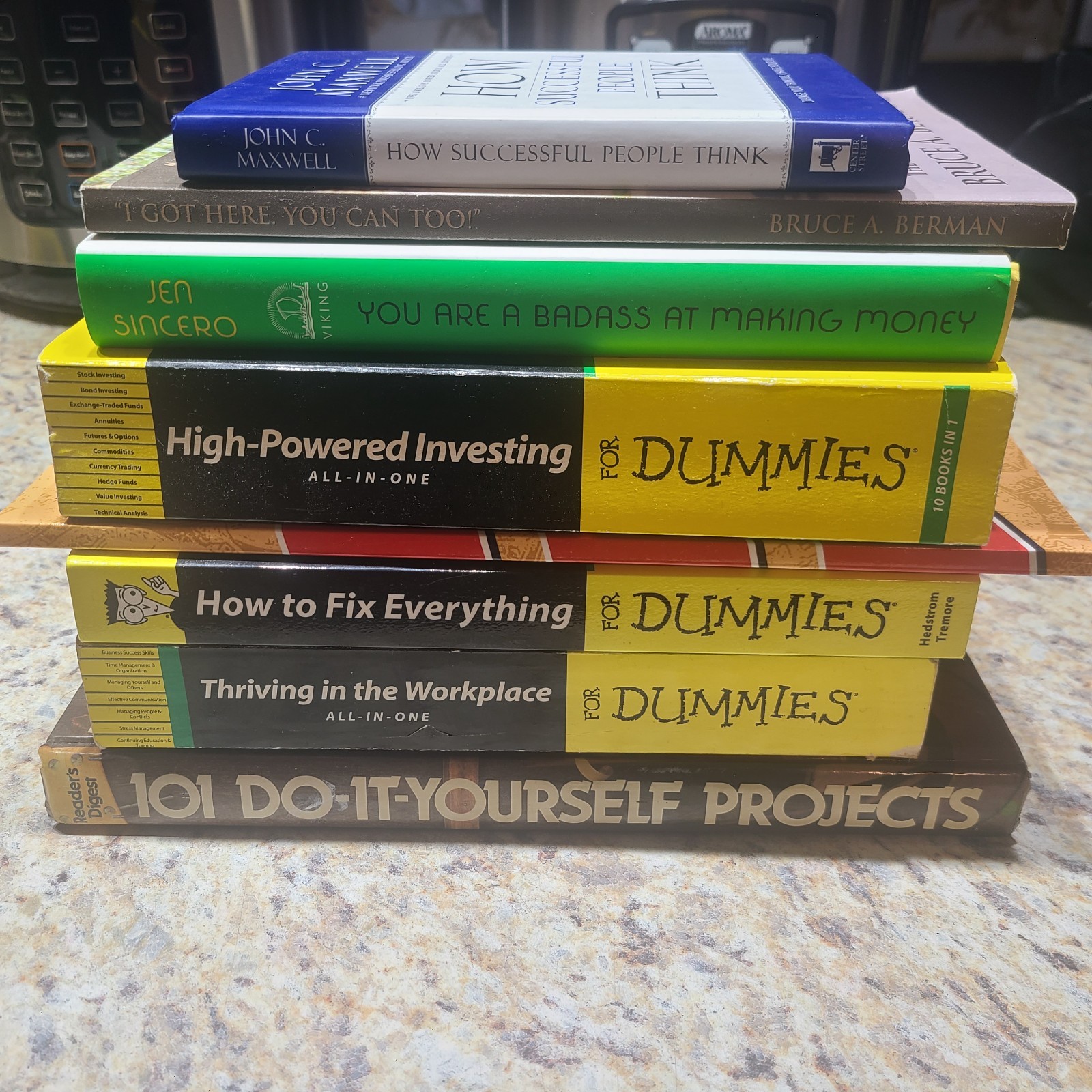 Get Rich Success Investing Make Money Workplace & Fix it All Books Lot