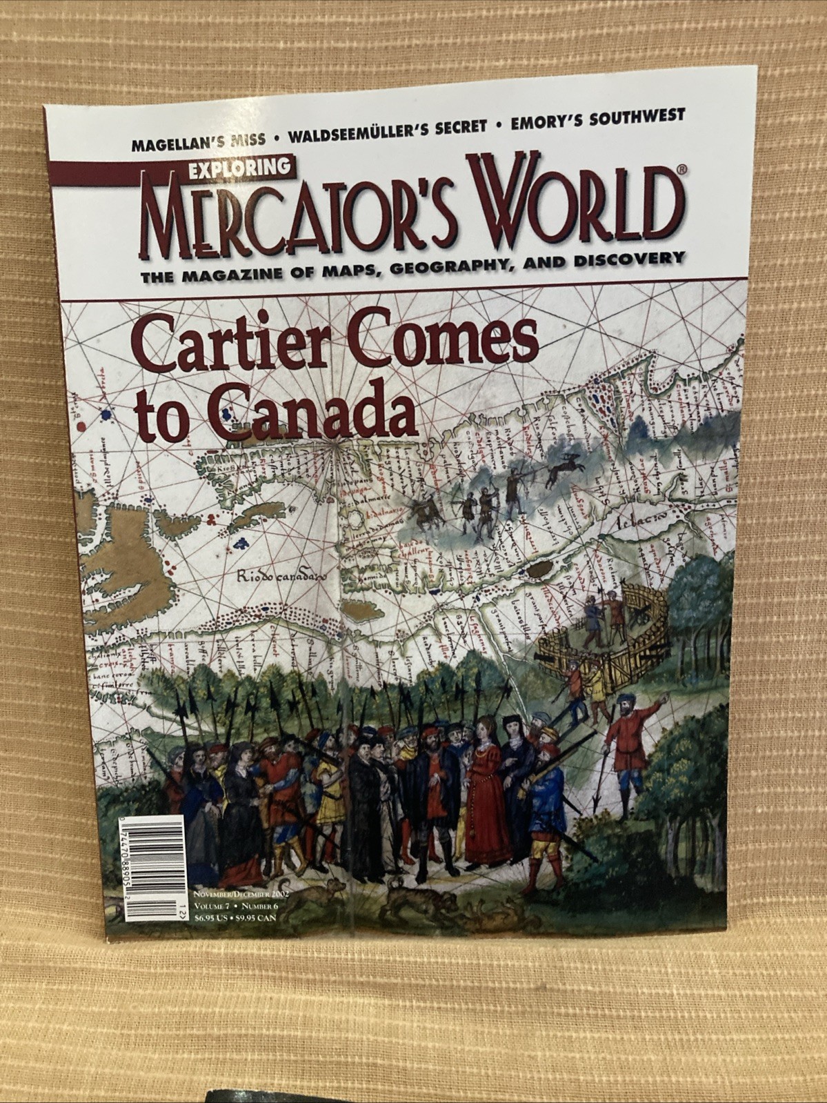 Mercator’s World Magazines 2002 Volume 7 Number 1-6 Maps, Atlases, Globes