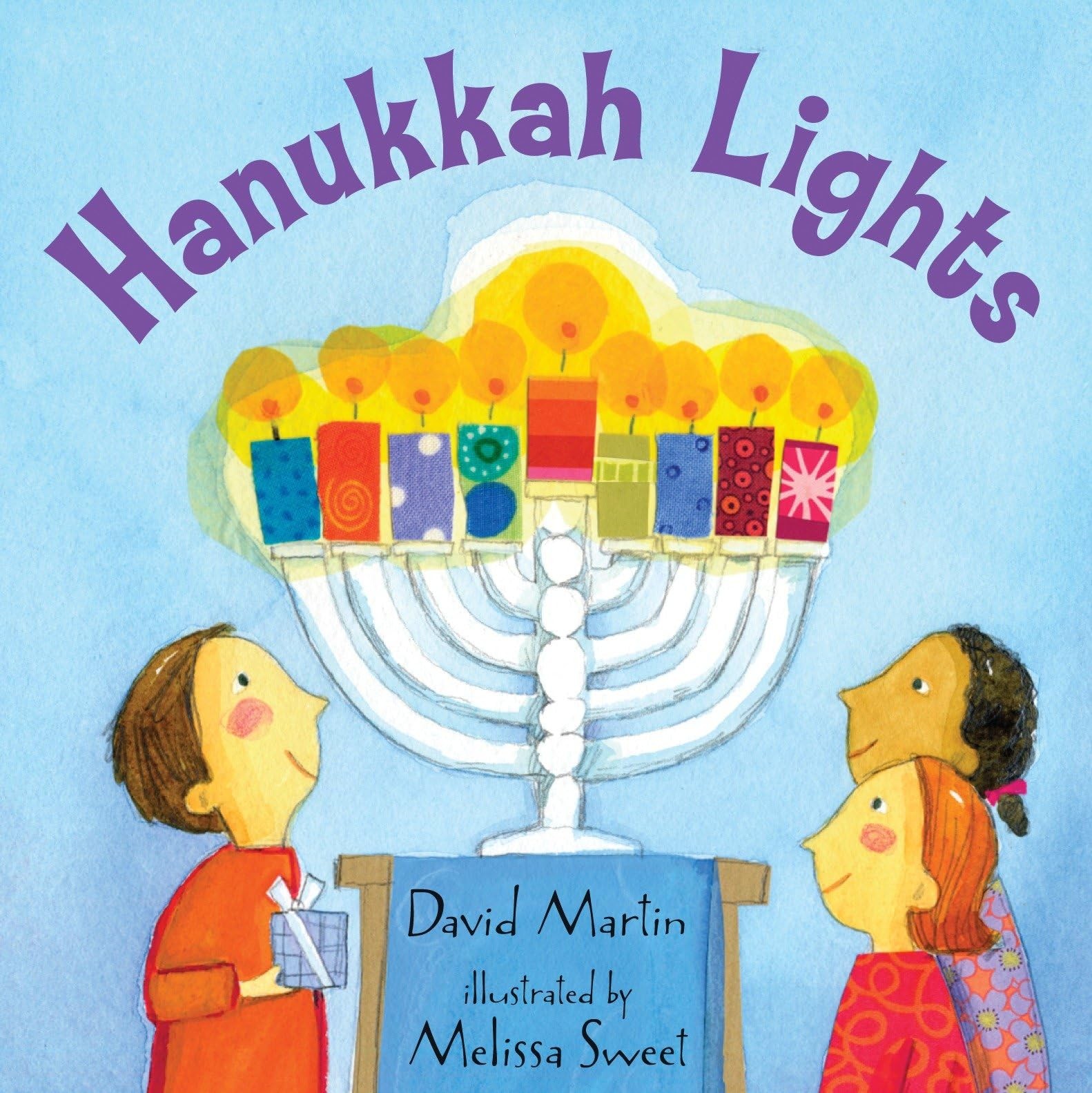 Hanukkah Lights – board book Sweet, Melissa|Martin, David