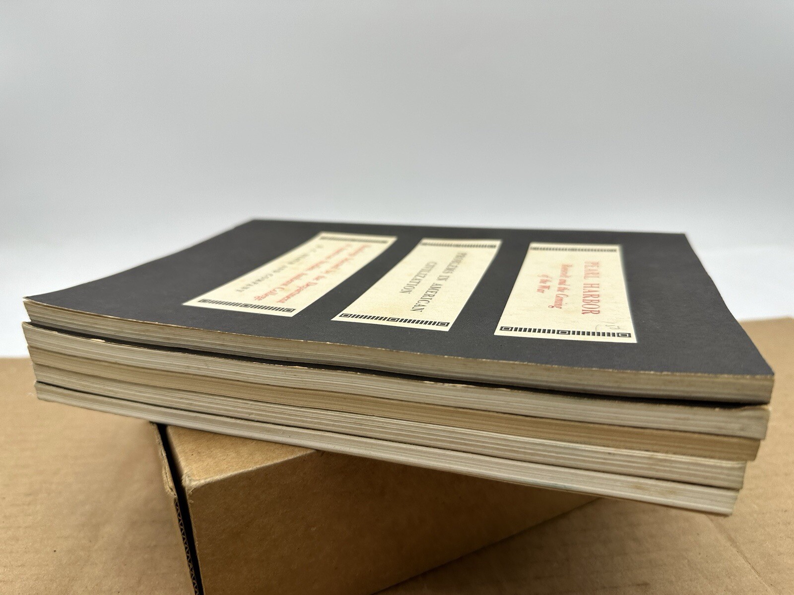 5) Problems in American Civilization DC Heath and Co. Book Lot Pearl Harbor Etc