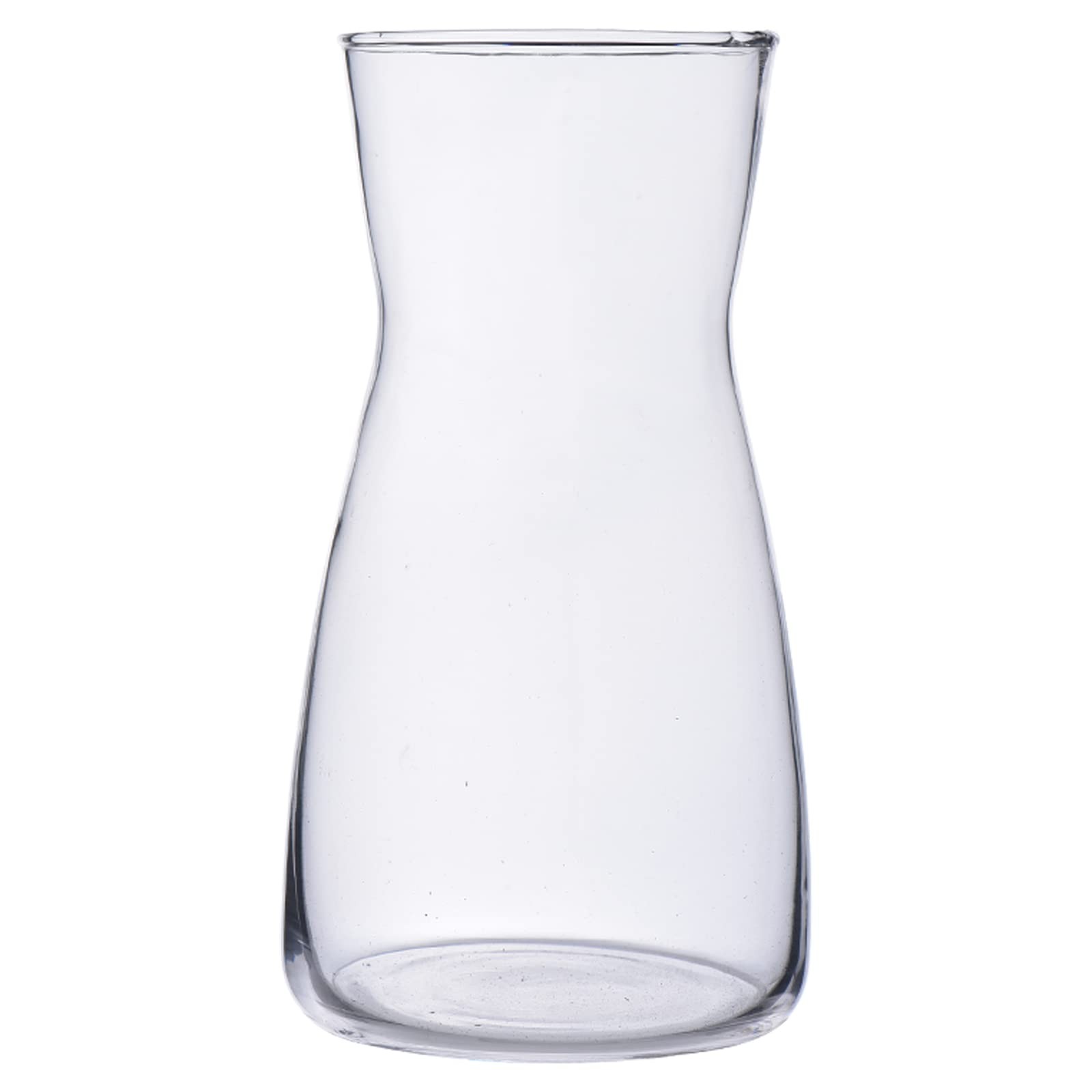 8 inch Clear Glass Flower Vases for Centerpiece Table Home 8 inches, White