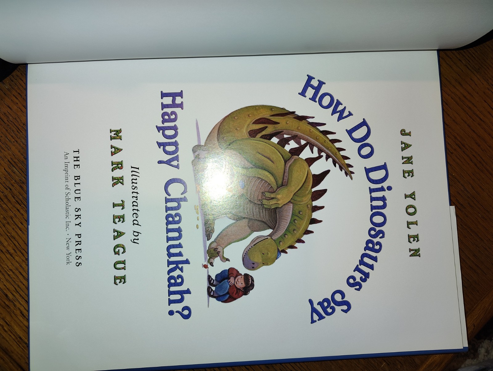 How Do Dinosaurs Say Happy Chanukah? by Jane Yolen (2012, Hardcover)