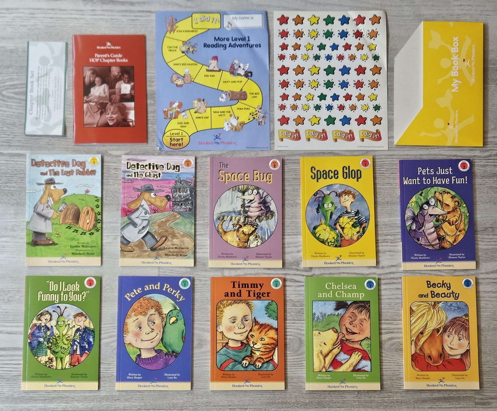Hooked on Phonics Learn To Read Books Set Levels 1 – 5 Parent Kit Homeschool