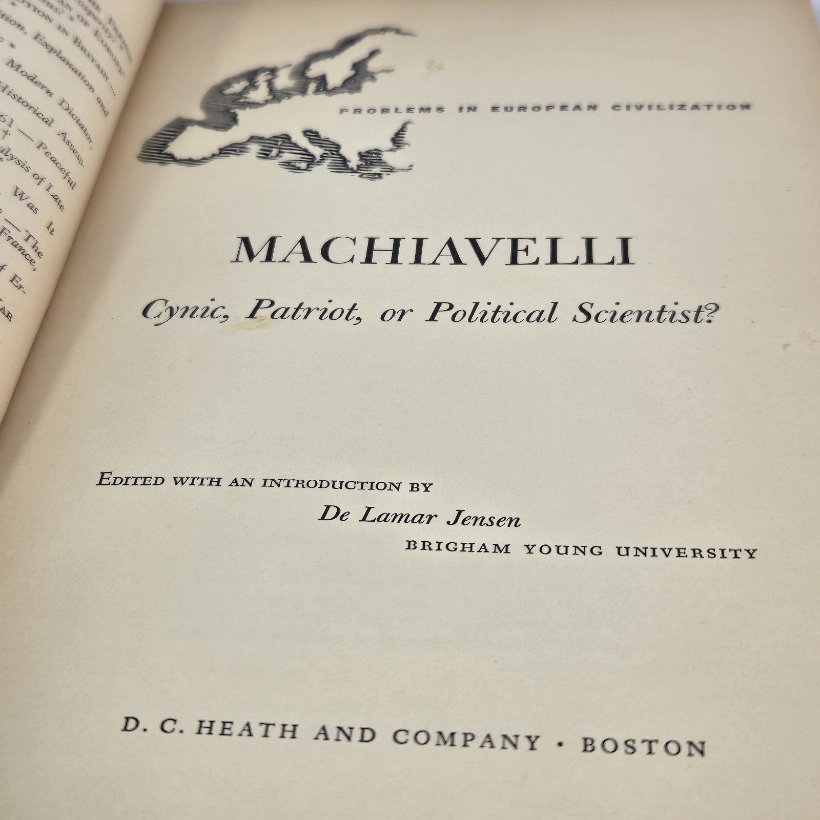 5 Problems in European Civilization History Books Heath and Company Academic