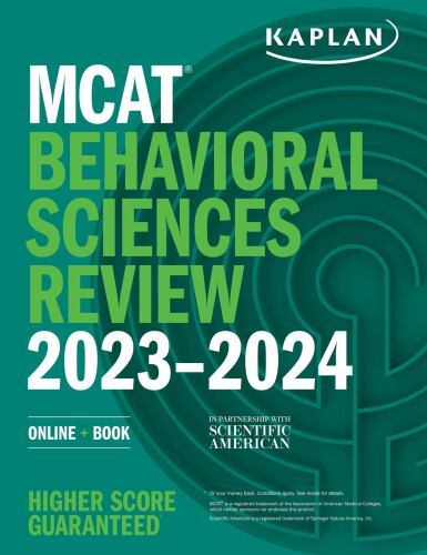 Kaplan Test Prep Ser.: MCAT Behavioral Sciences Review 2023-2024 : Online + …