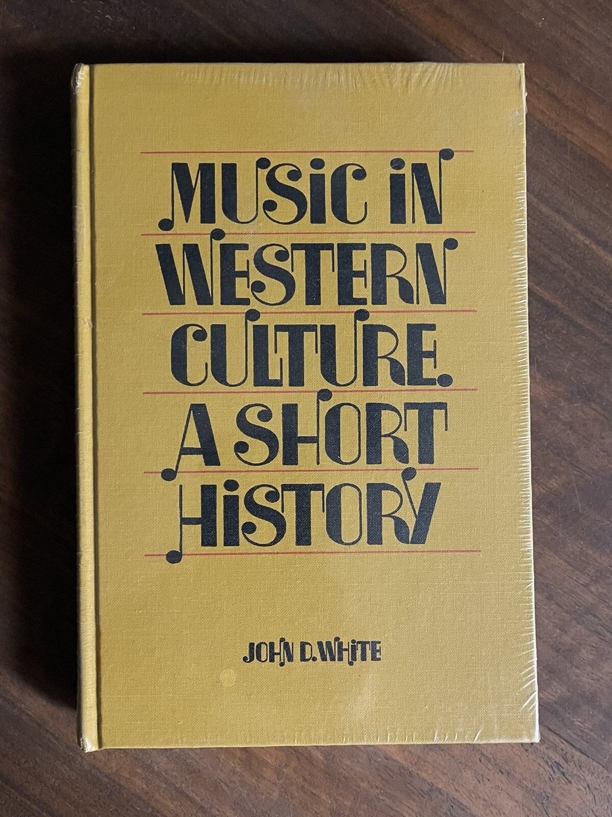 Vintage Book Music in Western Culture A Short History by John D. White 1972