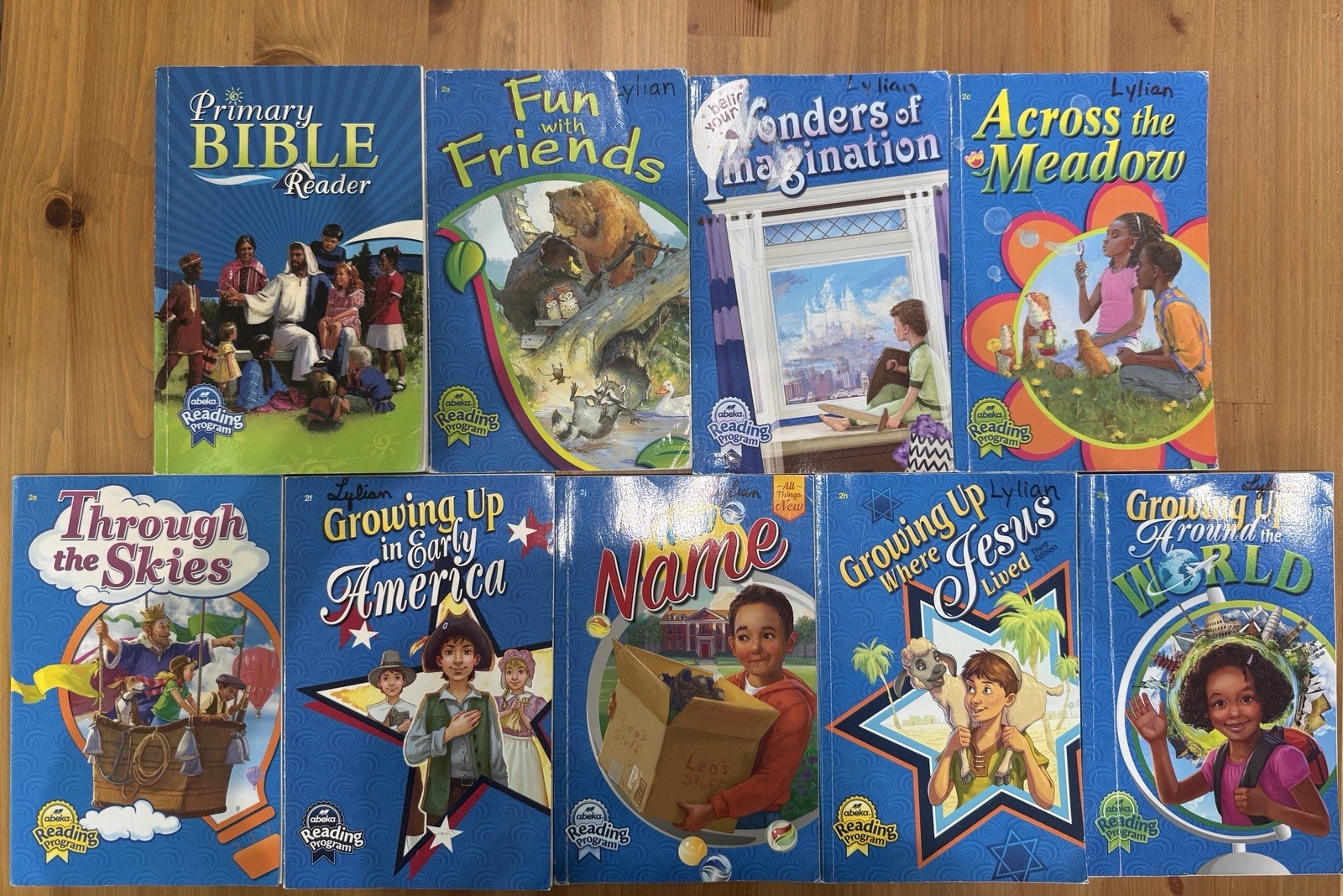 Abeka Grade 2 Reading Program Reader Set Lot of 9 Student Books Homeschool