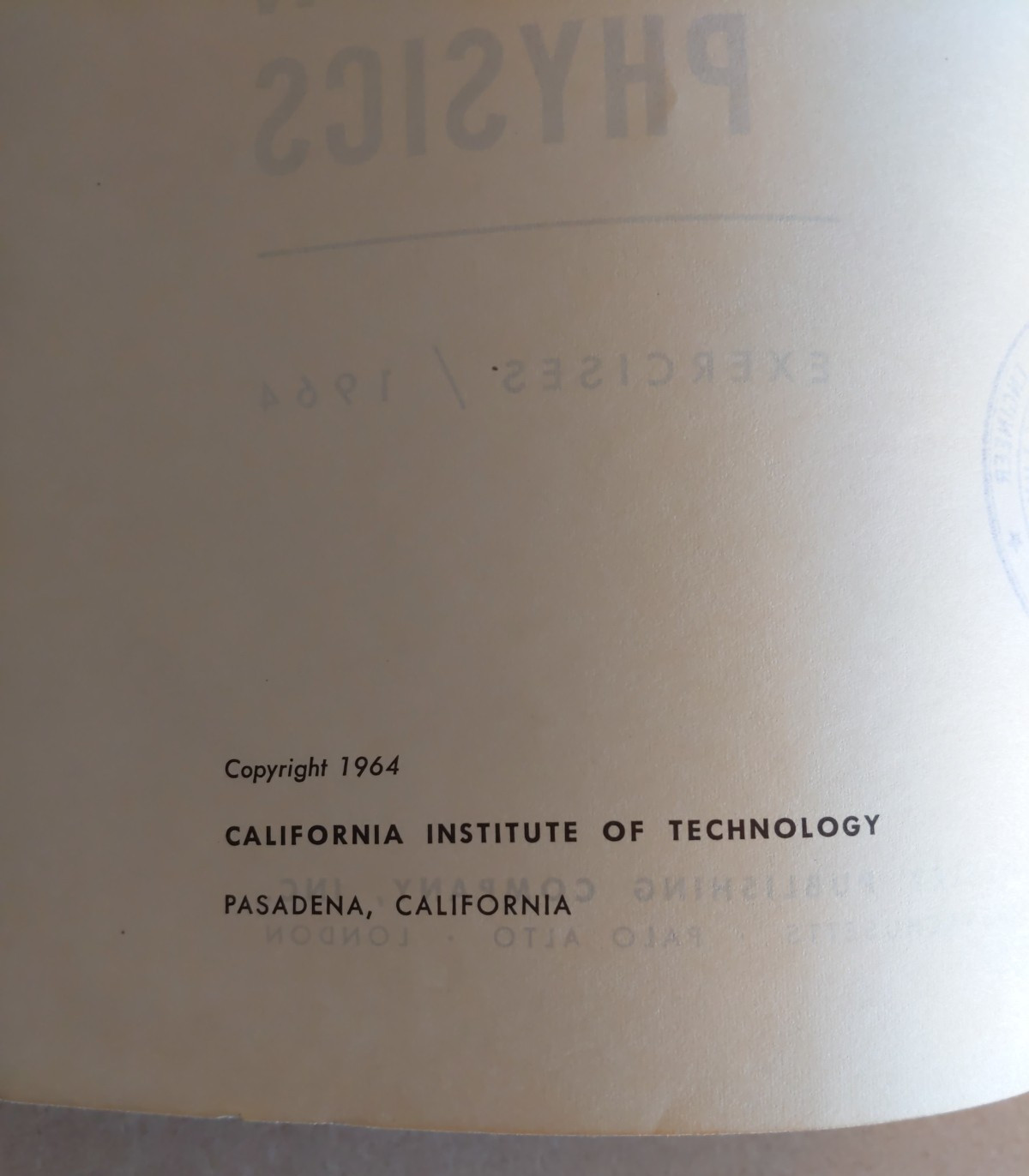 Complete Lectures on Physics RICHARD P. FEYNMAN First Edition 1st 1963,’ 64, ’65