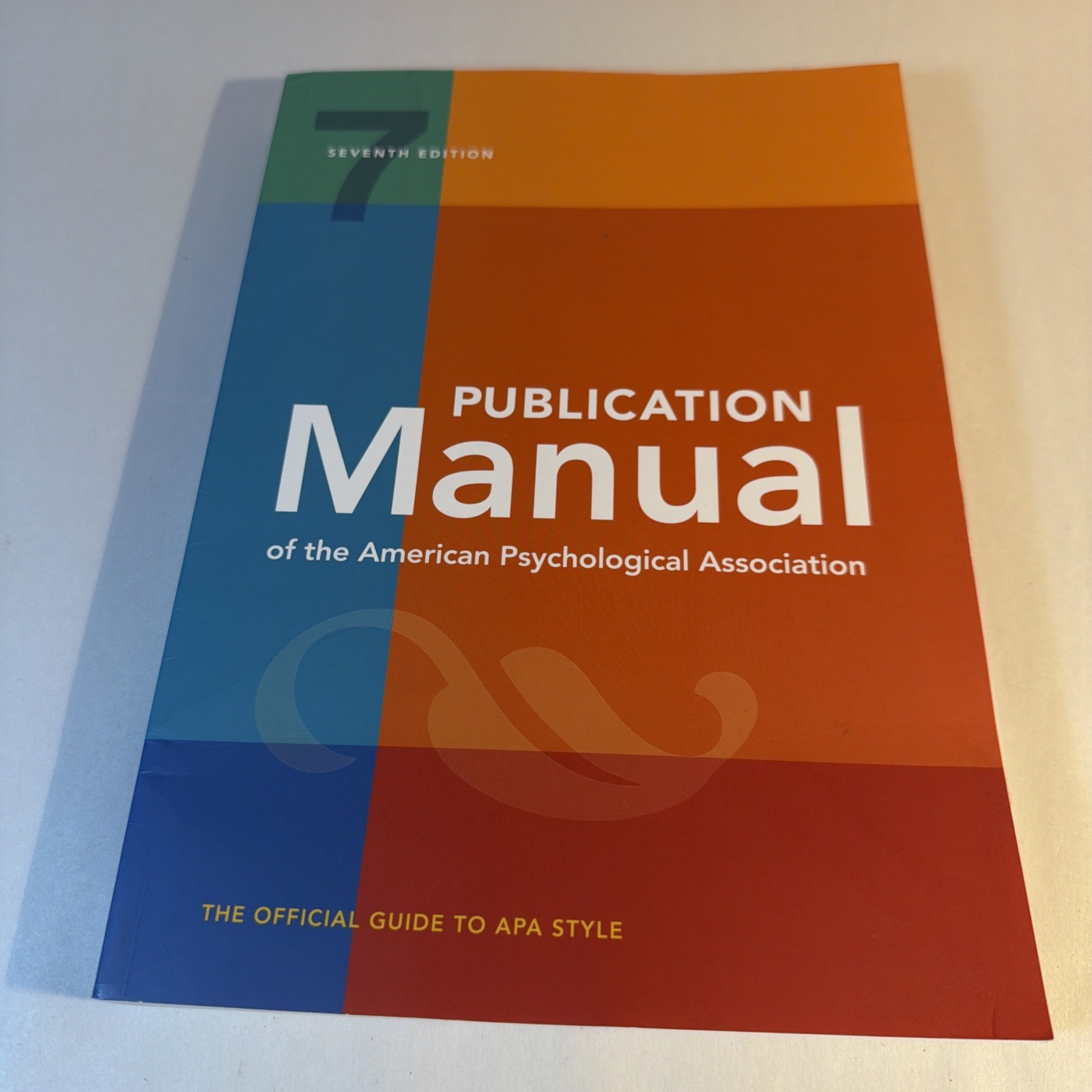 American Psychological Association Publication Manual 7th Edition