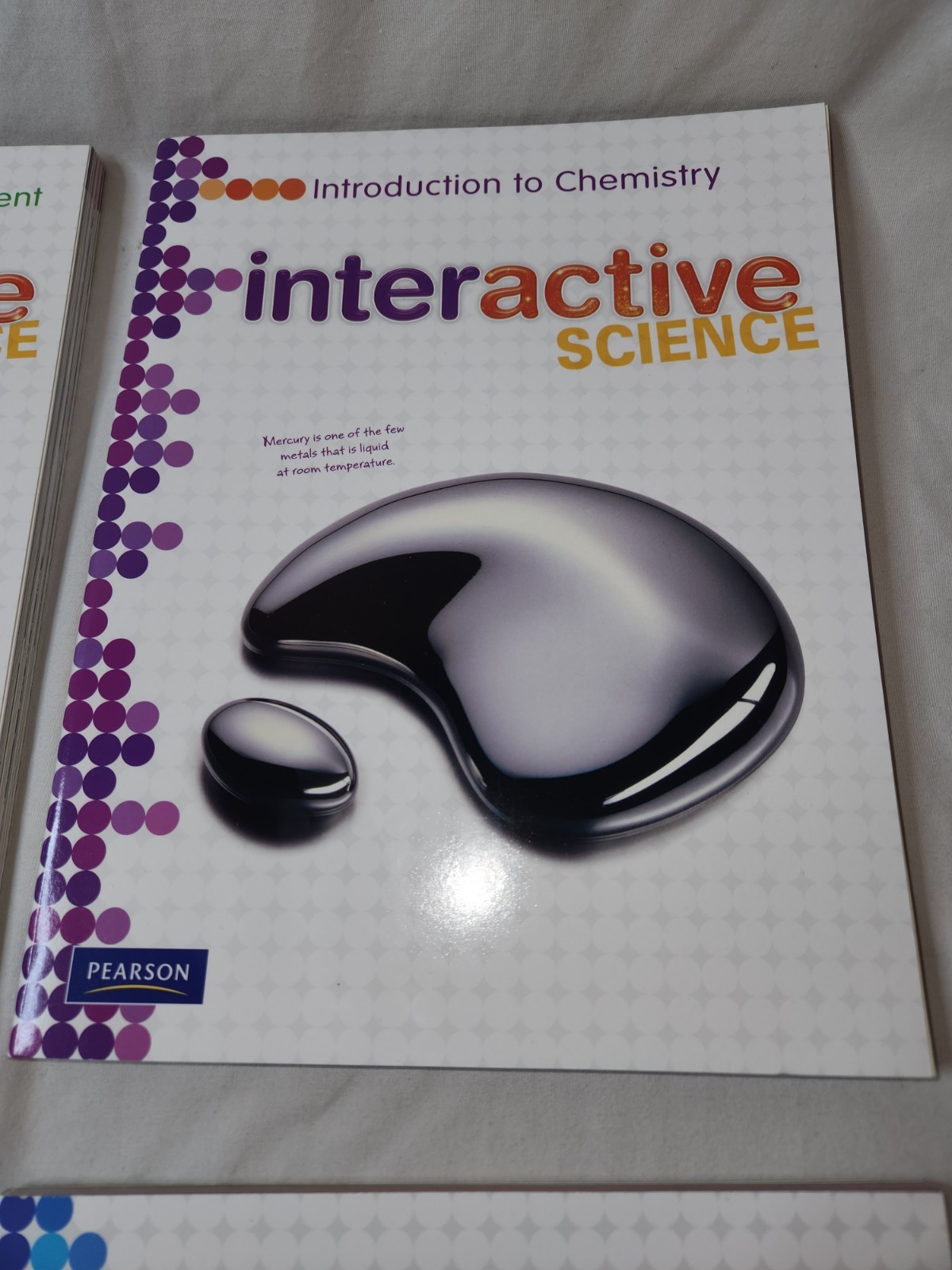 Lot 8 Pearson Interactive Science Middle School Worktexts Workbook Set New