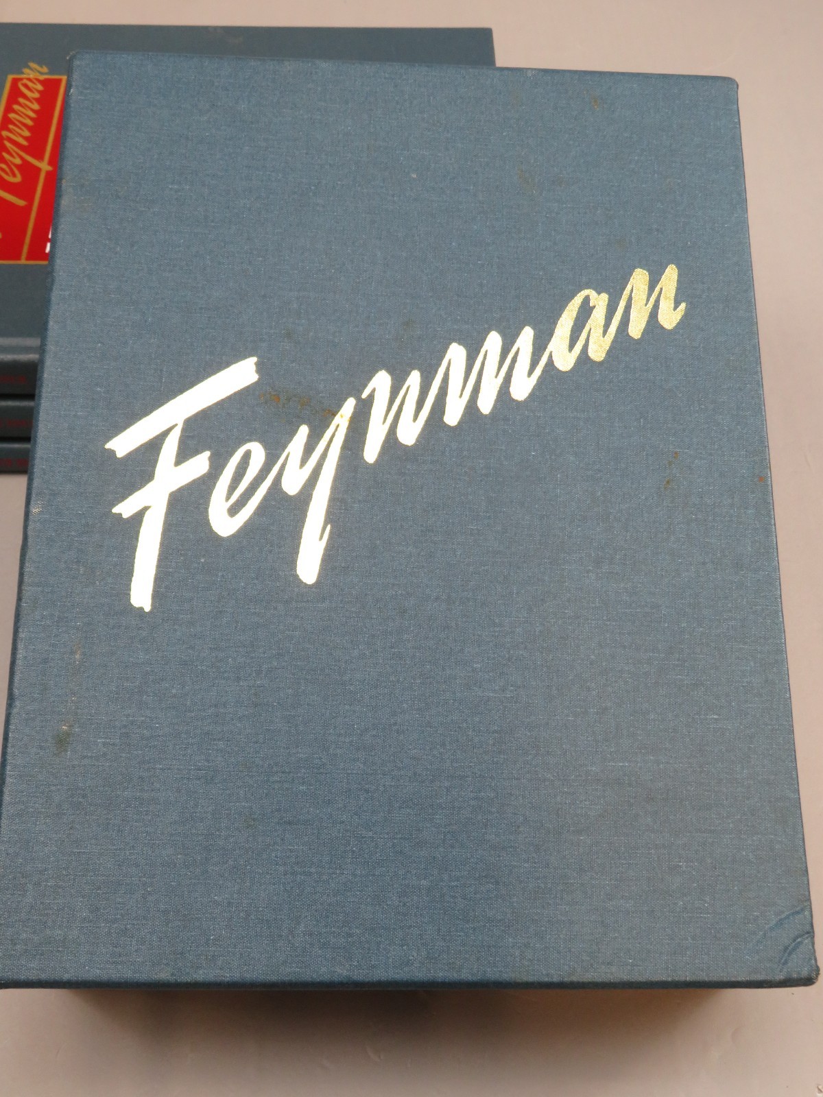 Feynman Lectures on Physics 1989 Commemorative 3 Vol Box Set HC Slip case
