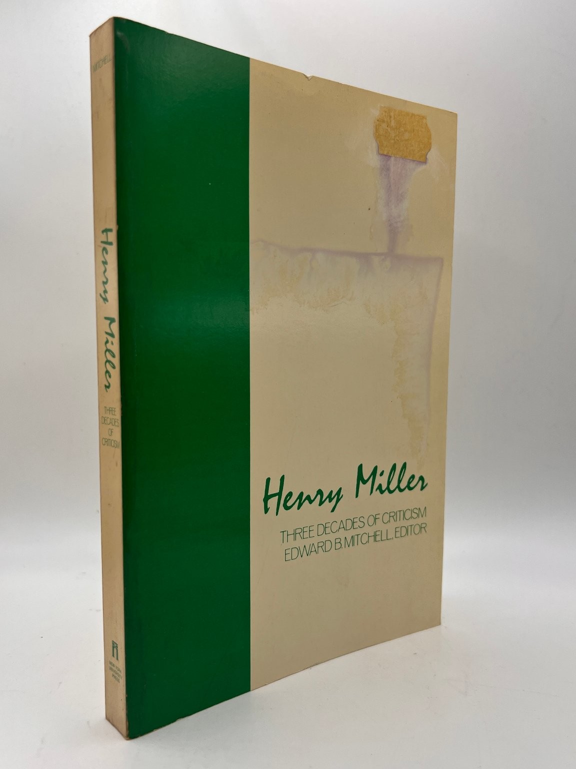 Henry Miller Three Decades of Criticism Edward B. Mitchell Editor 1971 Paperback