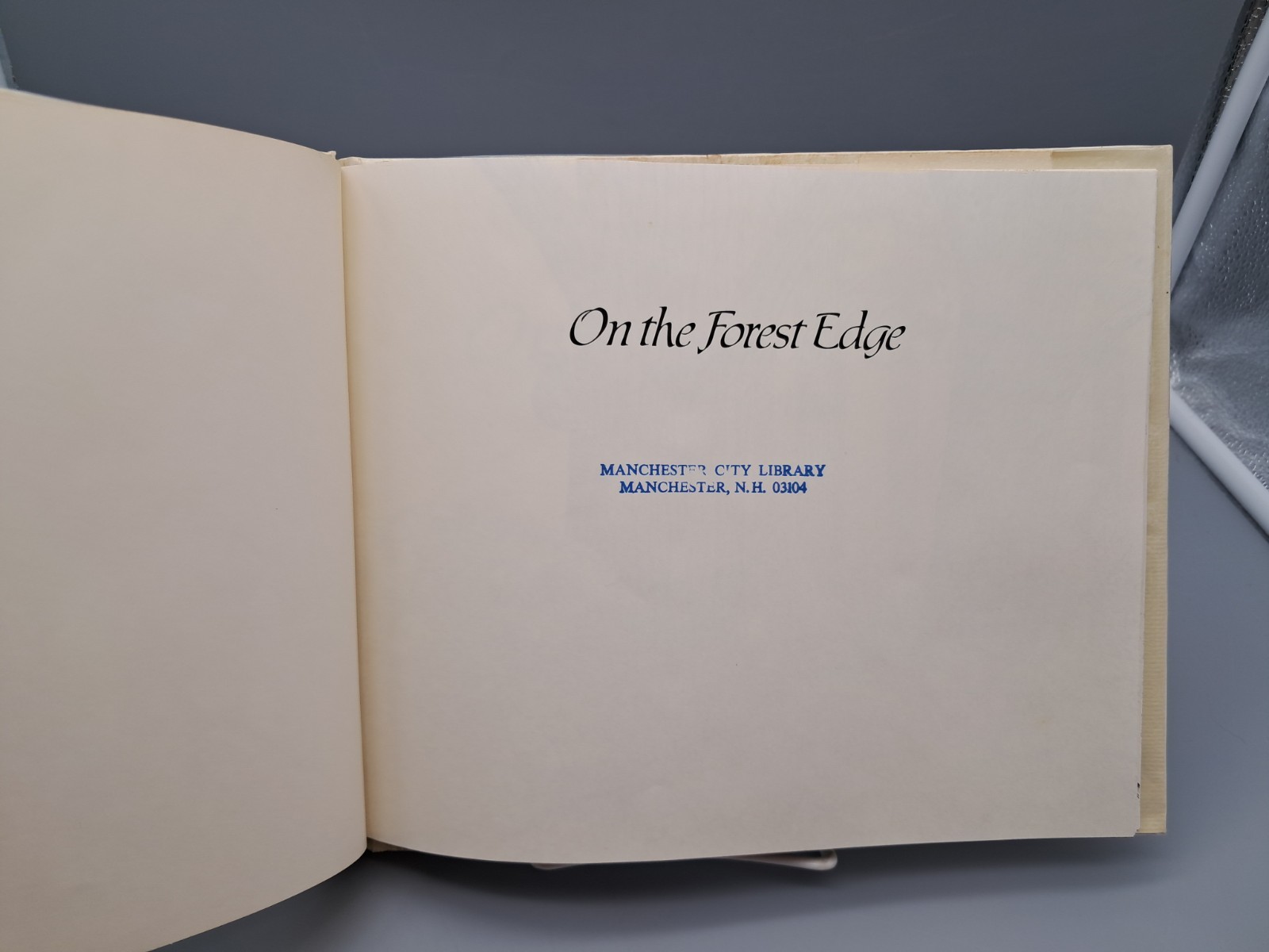 Vintage Picture Book ON THE FOREST EDGE by Carol Lerner