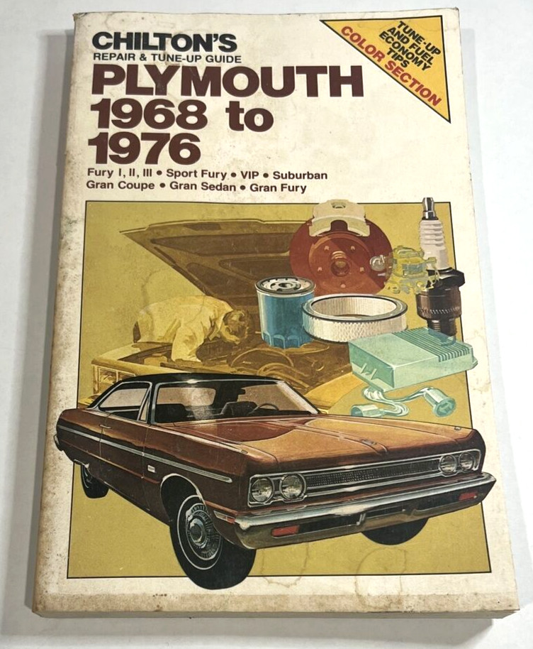 Chilton 6522 Plymouth 1968-1976 Repair & Tune-Up Manual