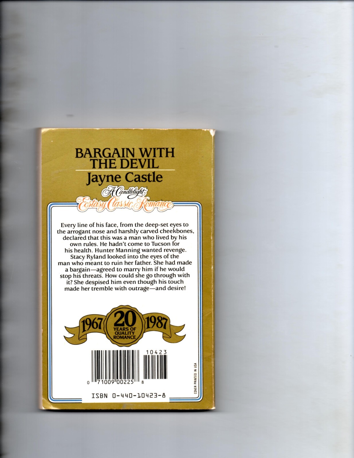 Bargain with the Devil by Jayne Castle (1981, Paperback)