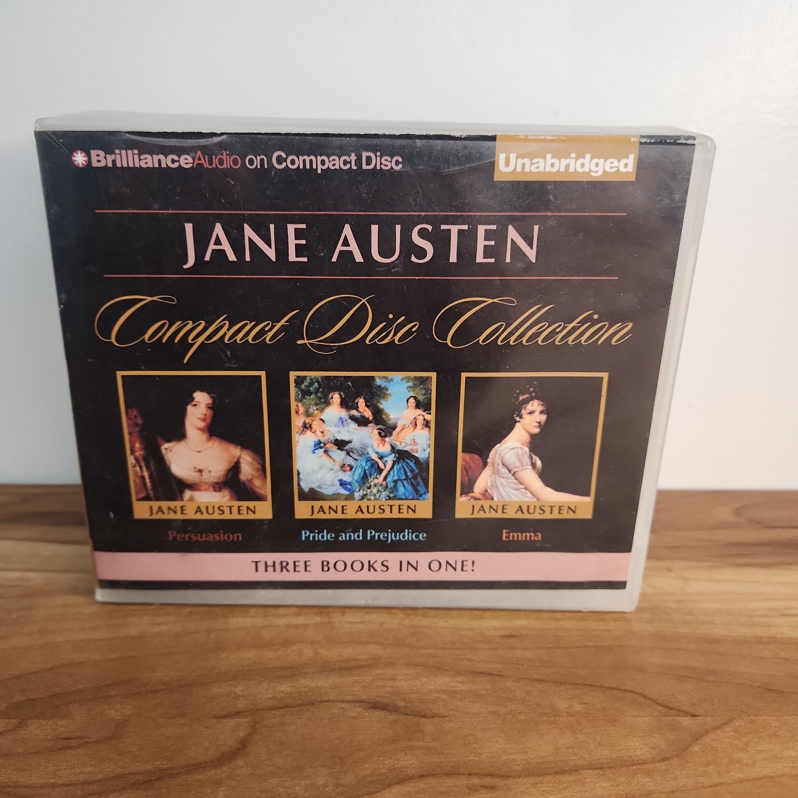 The JANE AUSTEN Collection – 3 CD Audio Books – Pride, Emma Persuasion Unabridgd