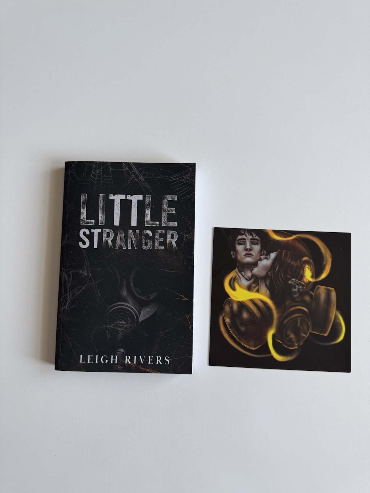 Hand Signed Little Stranger by Leigh Rivers Out Of Print Paperback W/ Art Print